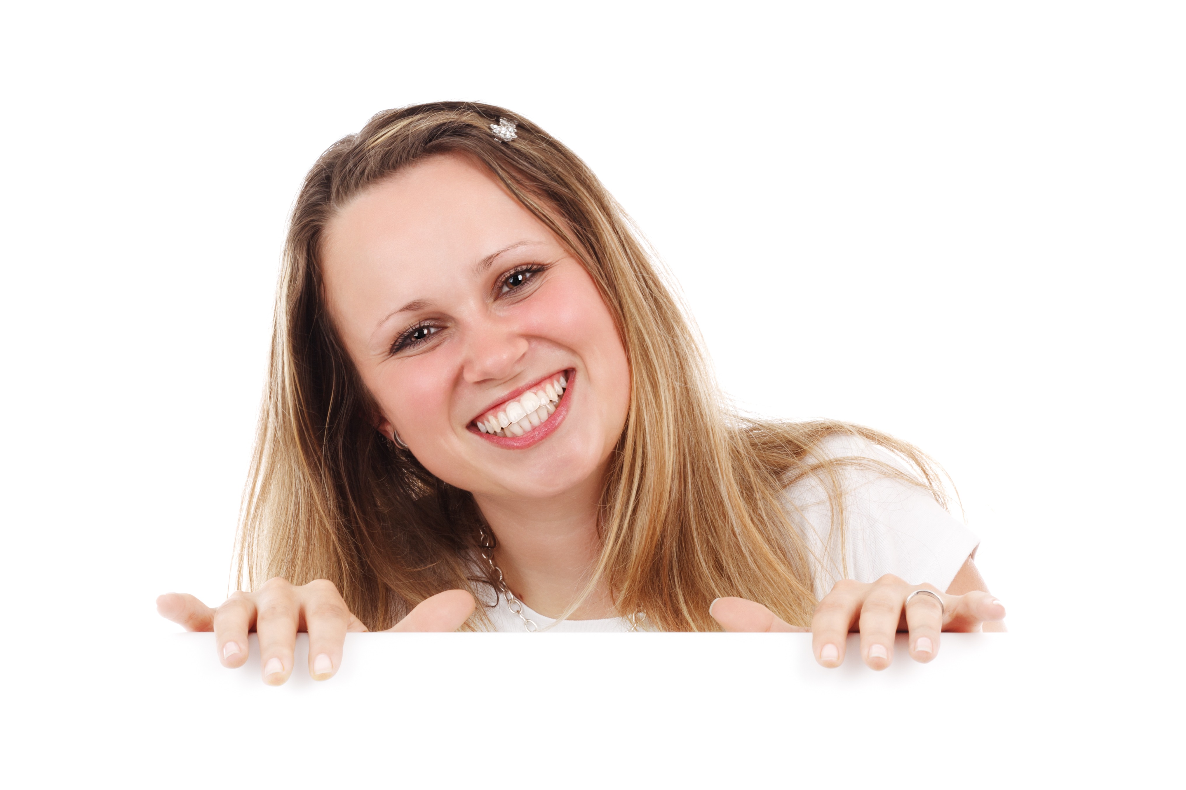 Laughing woman photo