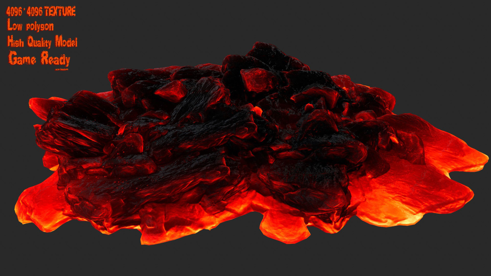 lava rocks 30 3D model | CGTrader