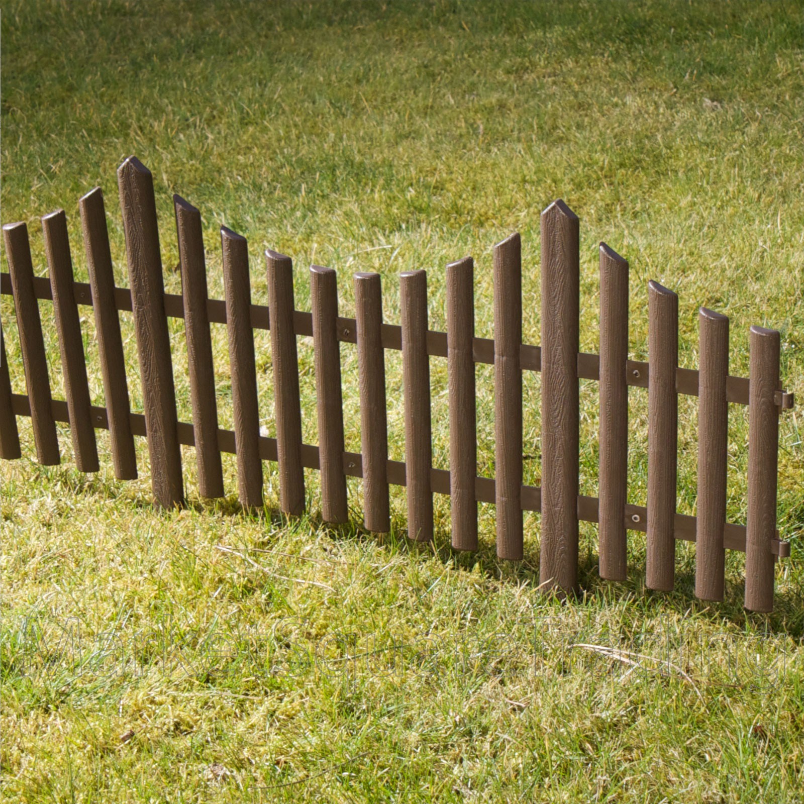 Low Picket Fencing Inspirational Plastic Fencing Lawn Grass Border ...
