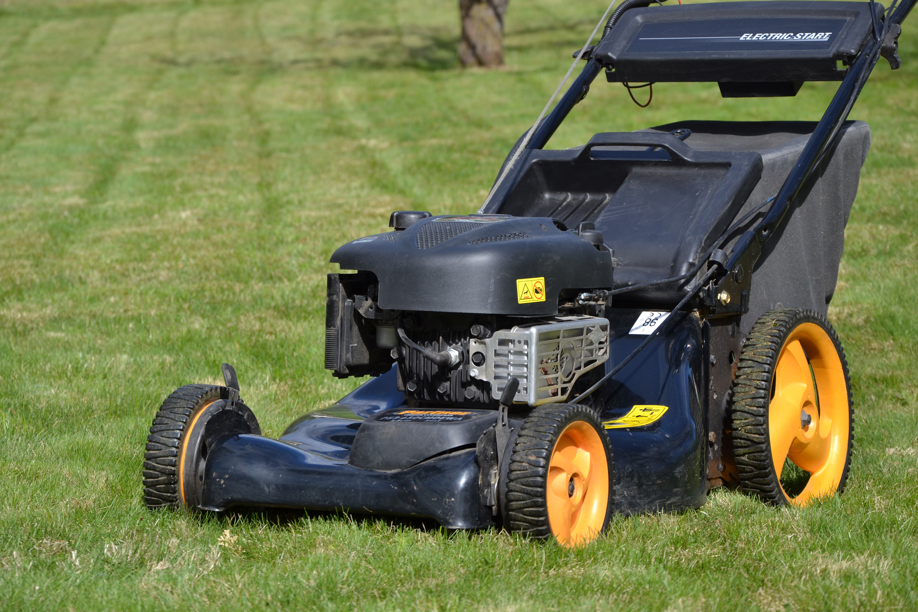 Lawn mower, Agricultural, Push, Machinery, Maintain, HQ Photo