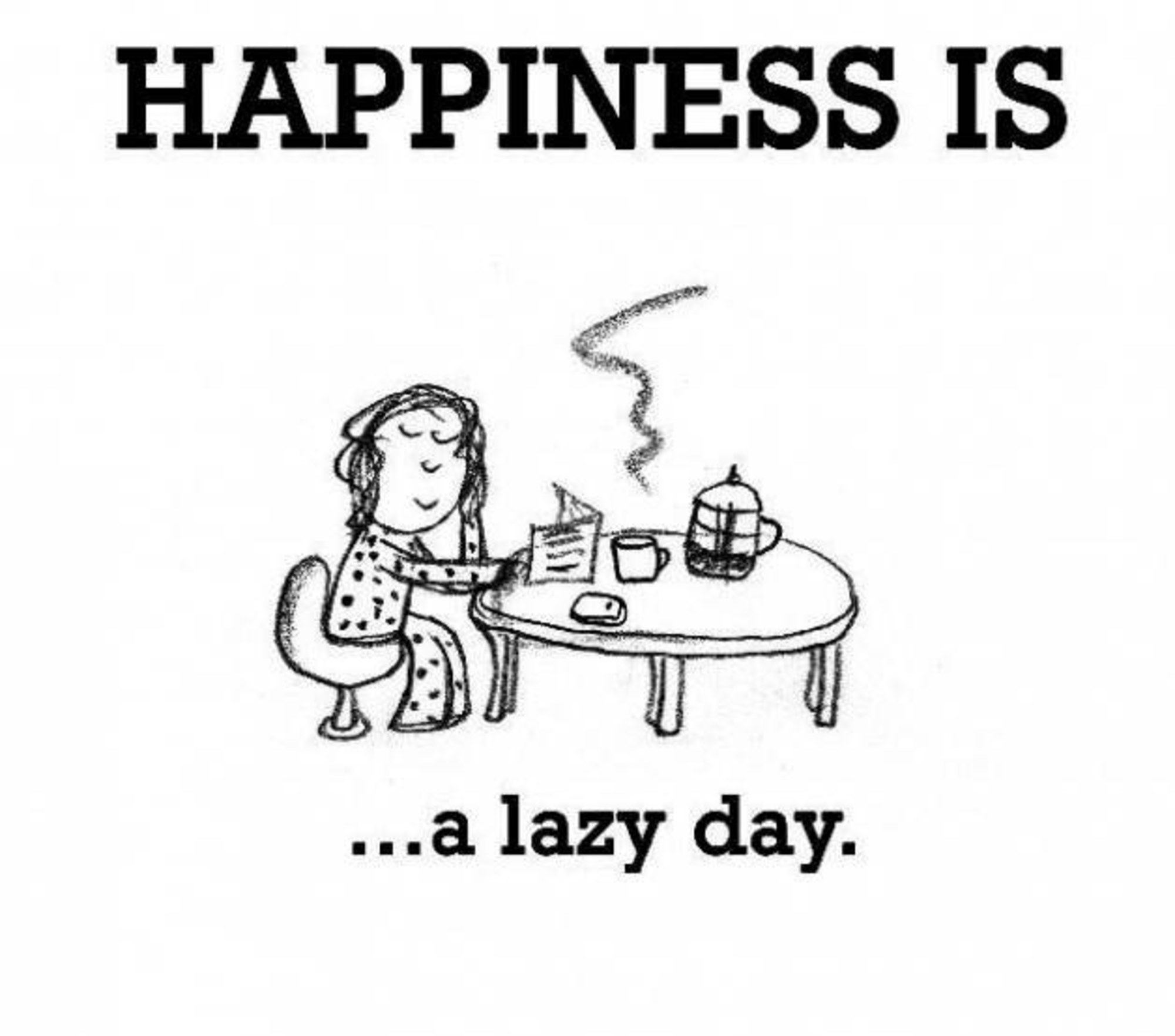 Why Lazy Days Are OK