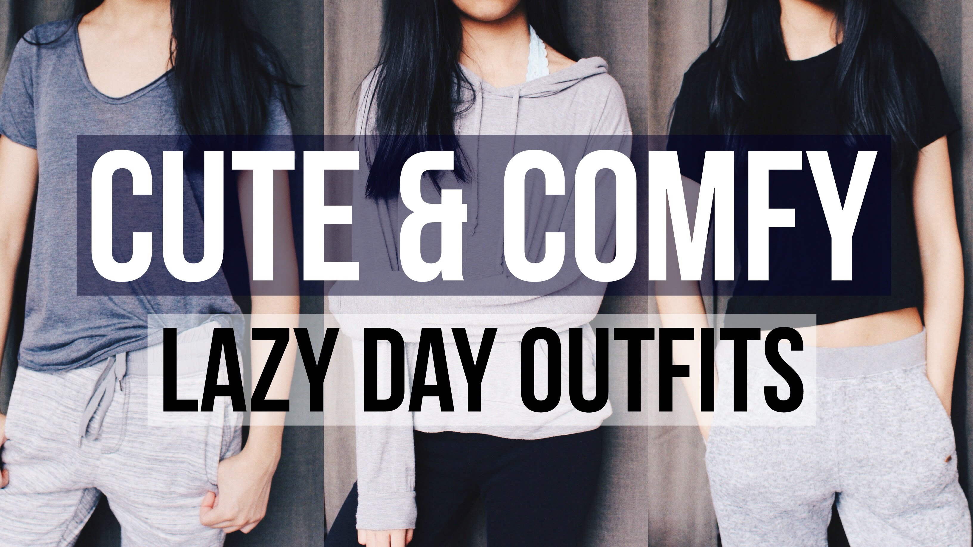 Cute & Comfy Lazy Day Outfits ♥ - YouTube