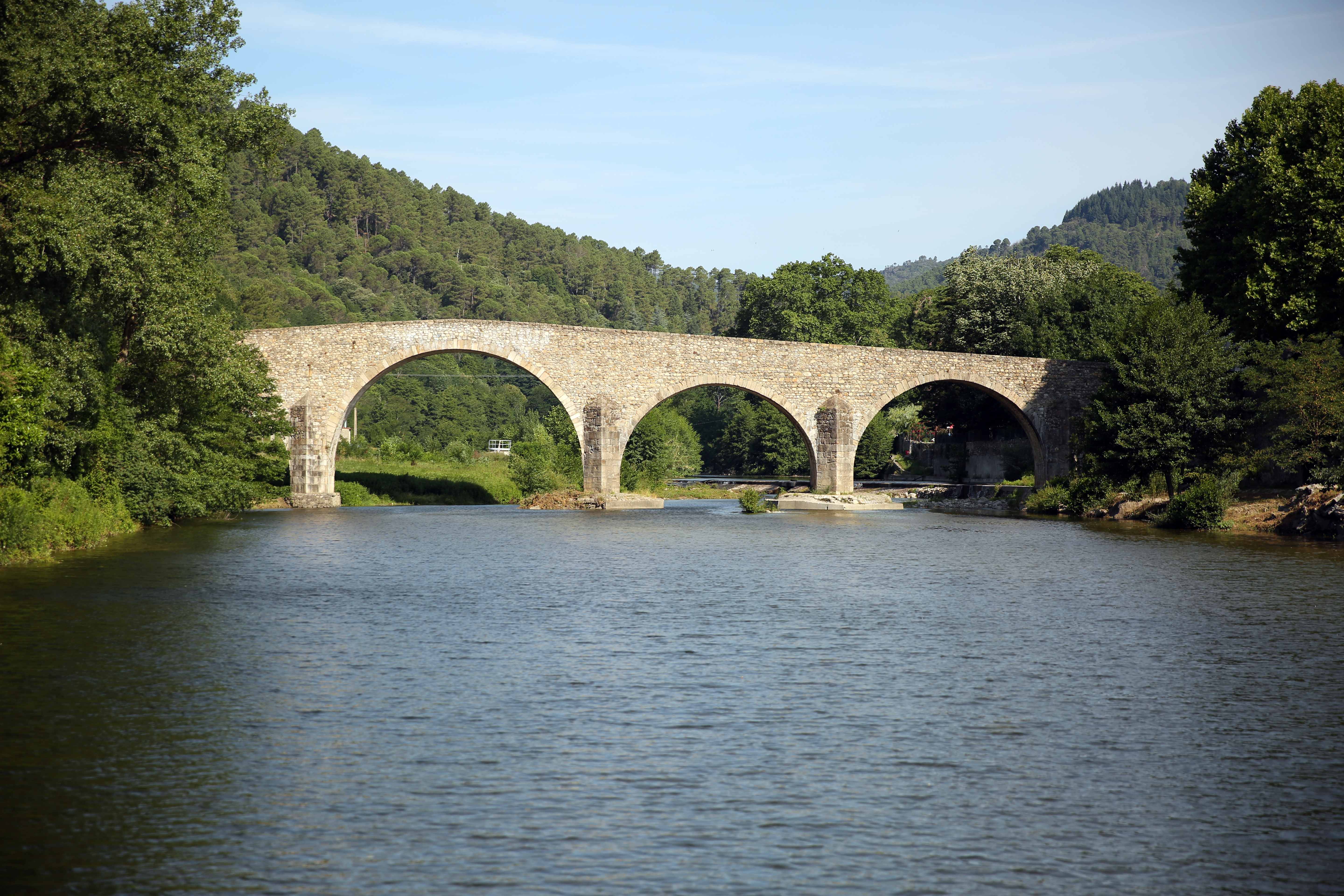 Le Vieux Pont, Arch, Outdoor, Watercourse, Water, HQ Photo