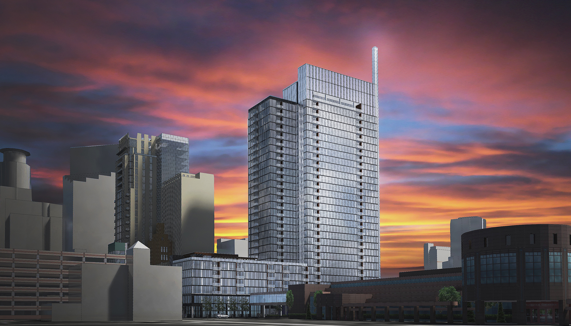 Two new towers bring apartment boom to Nicollet Mall's south side ...