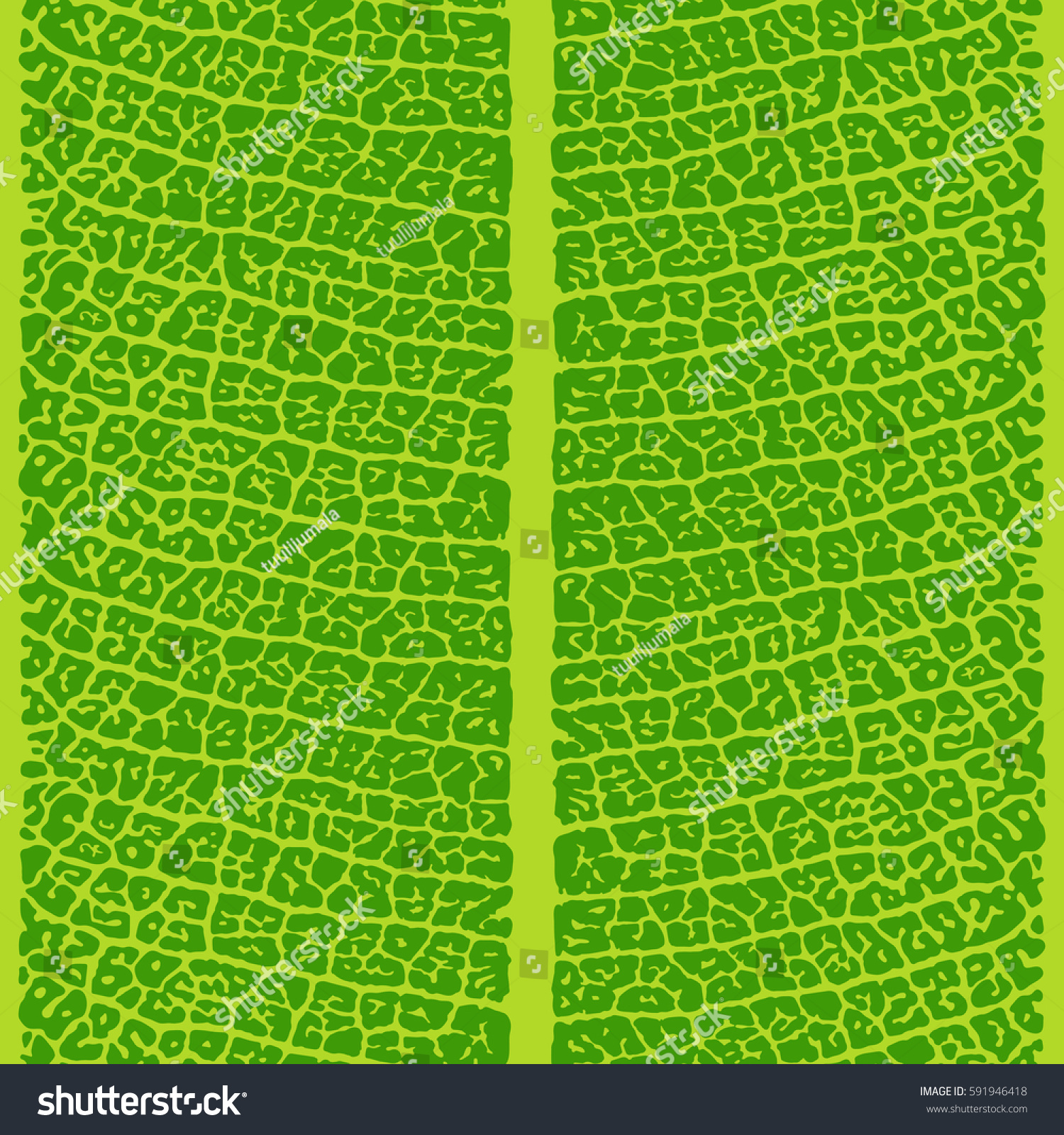 Seamless Green Leaf Closeup Vector Pattern Stock Vector (2018 ...