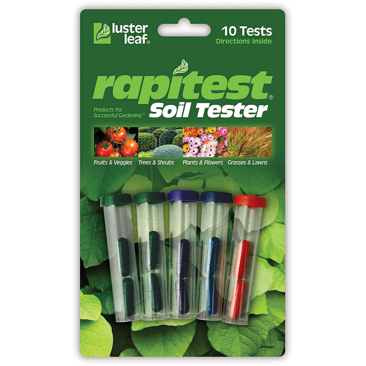 Amazon.com : Luster Leaf Rapitest Soil Tester 1609CS : Soil Test Kit ...