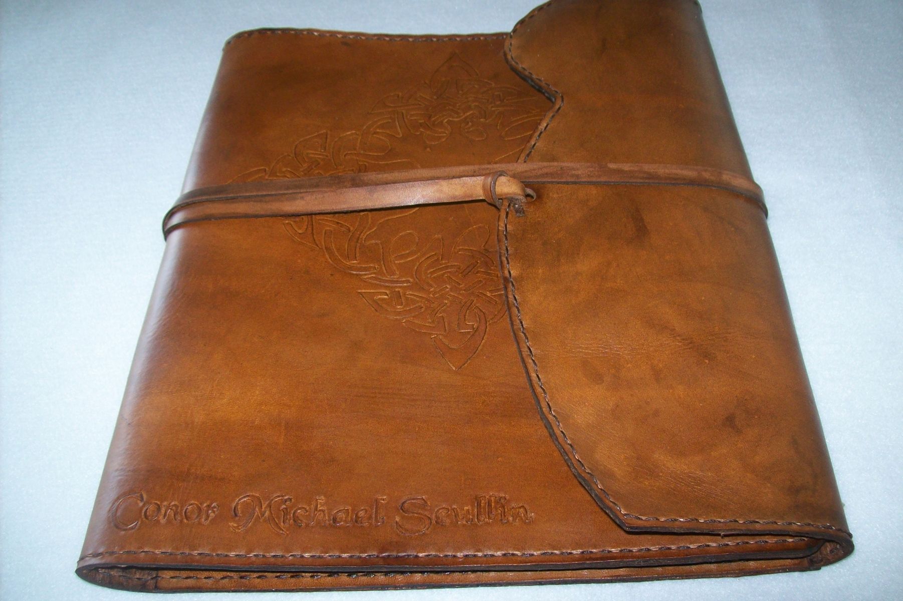 Buy a Hand Made Leather Portfolio, made to order from Kerry's Custom ...