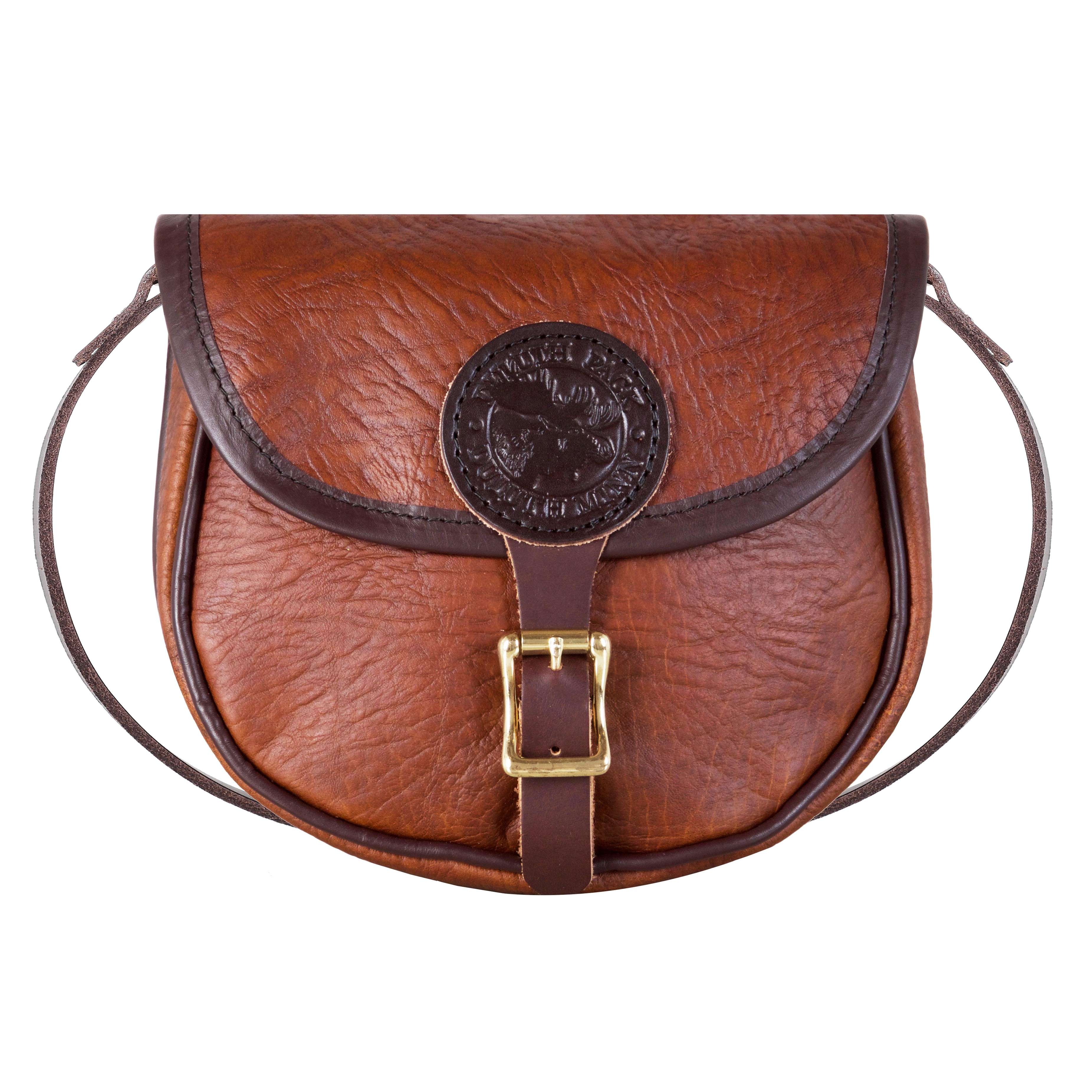 Small Bison Leather Shell Purse | Made in USA | Guaranteed For Life ...