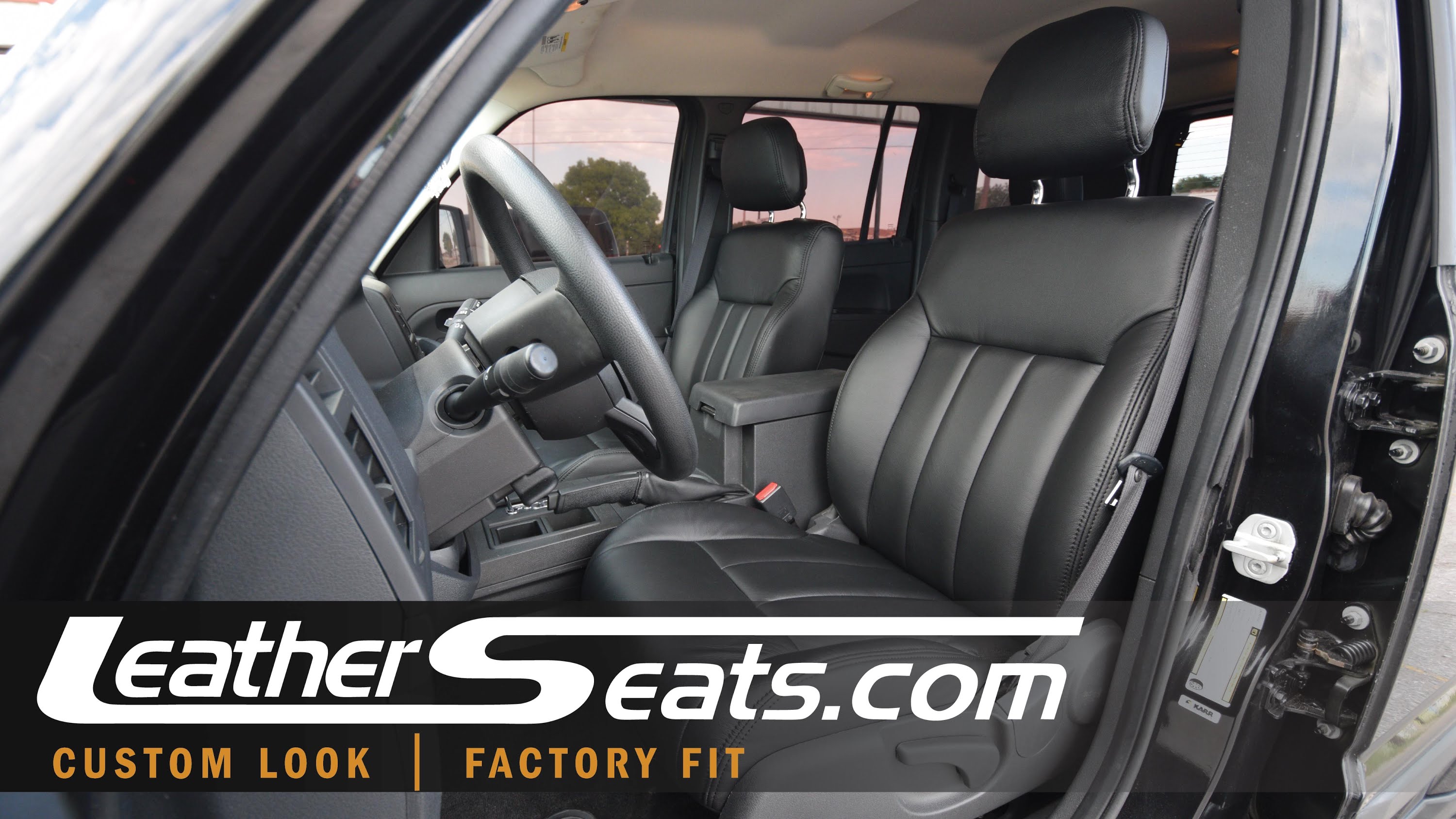 2010-2012 Custom Jeep Liberty Leather Seat Interior Kit ...