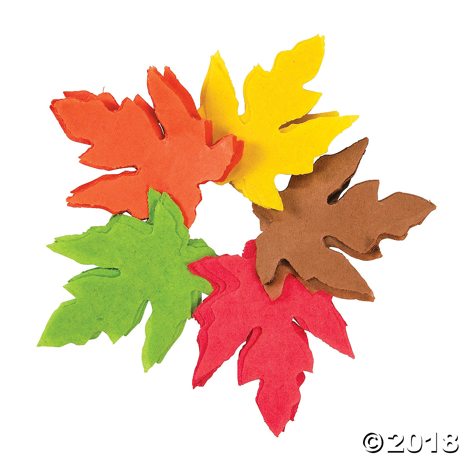 Fall Tissue Paper Leaves