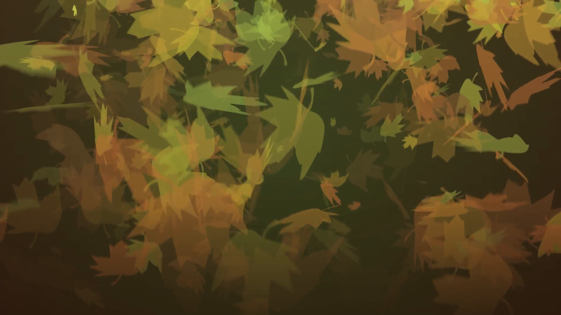 Green leaves and lights background animation loop Motion Background ...