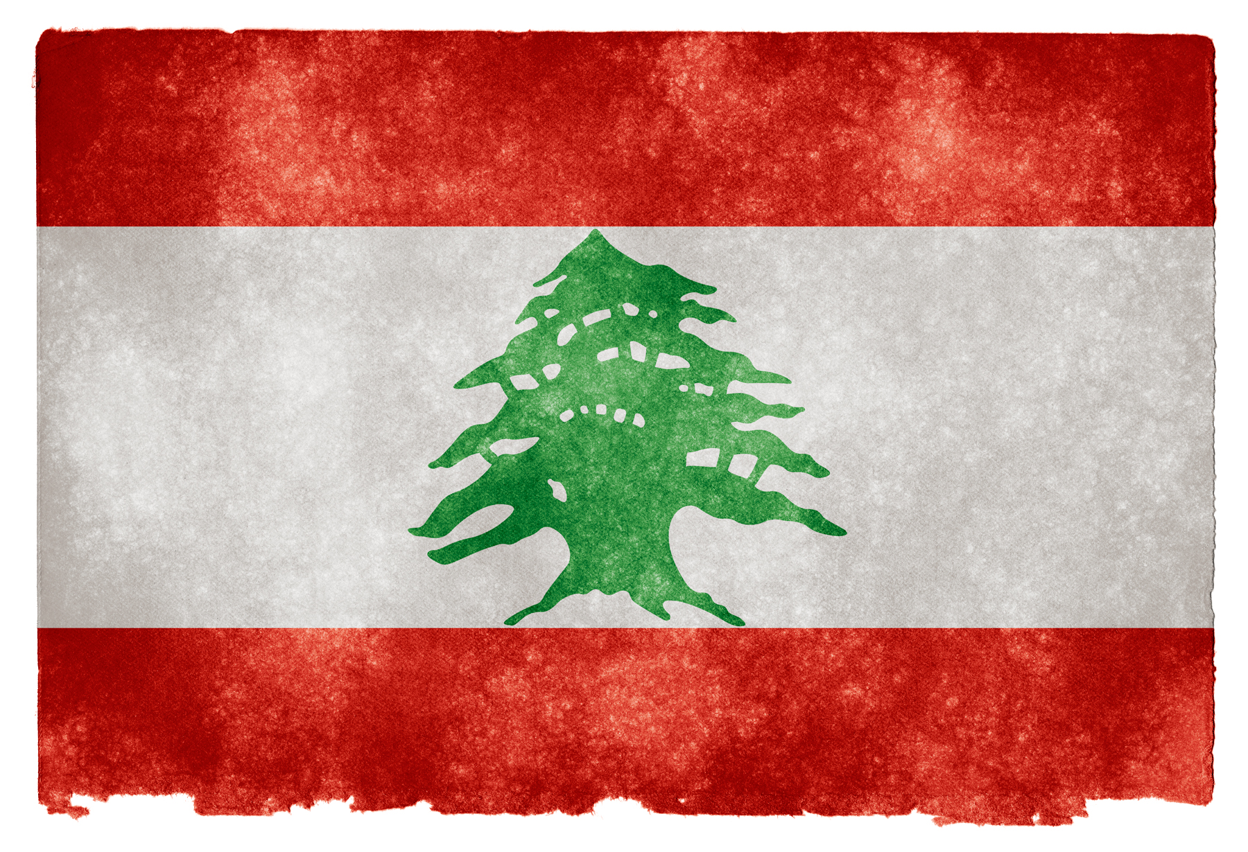 Lebanon grunge flag photo