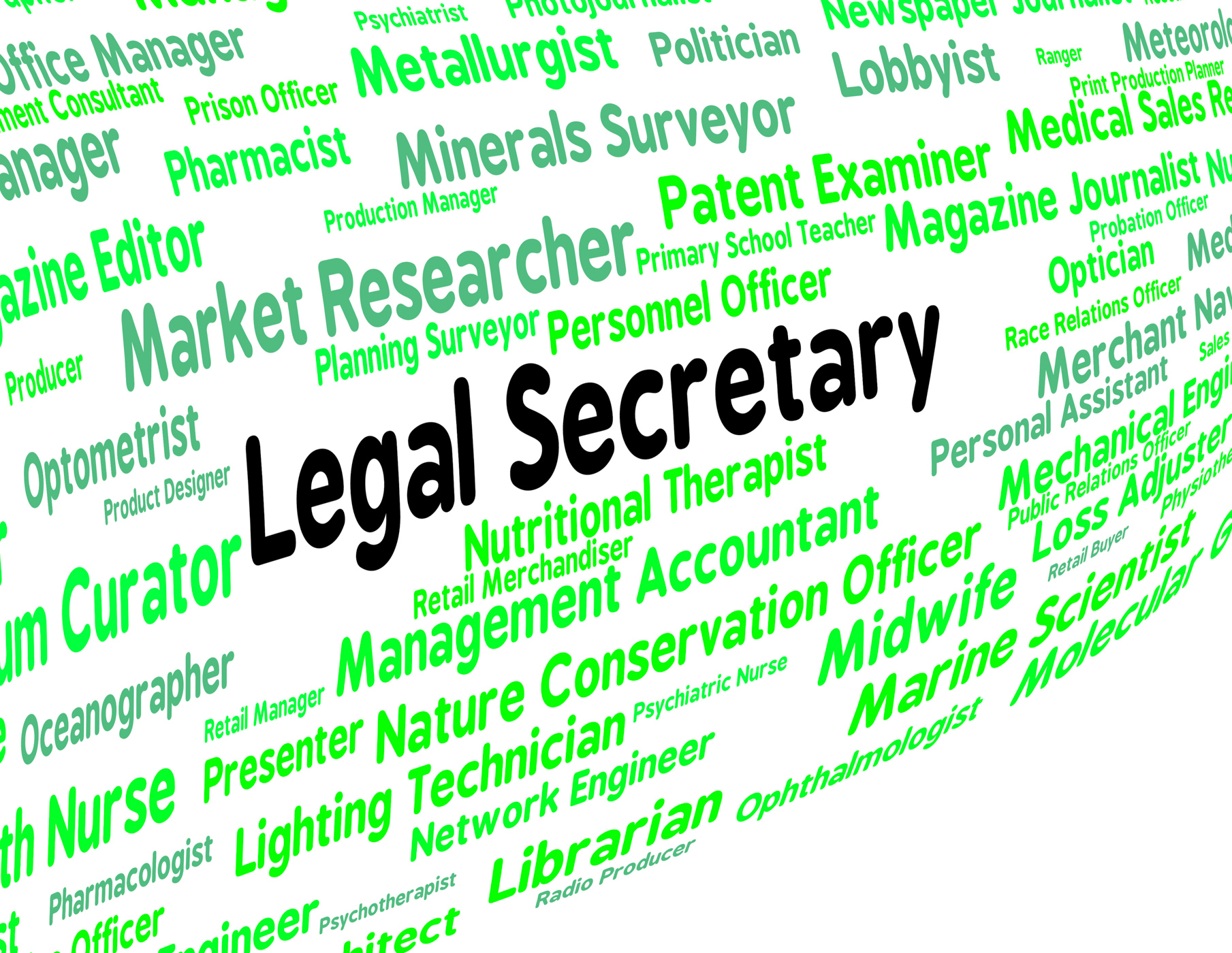 Legal secretary represents clerical assistant and pa photo