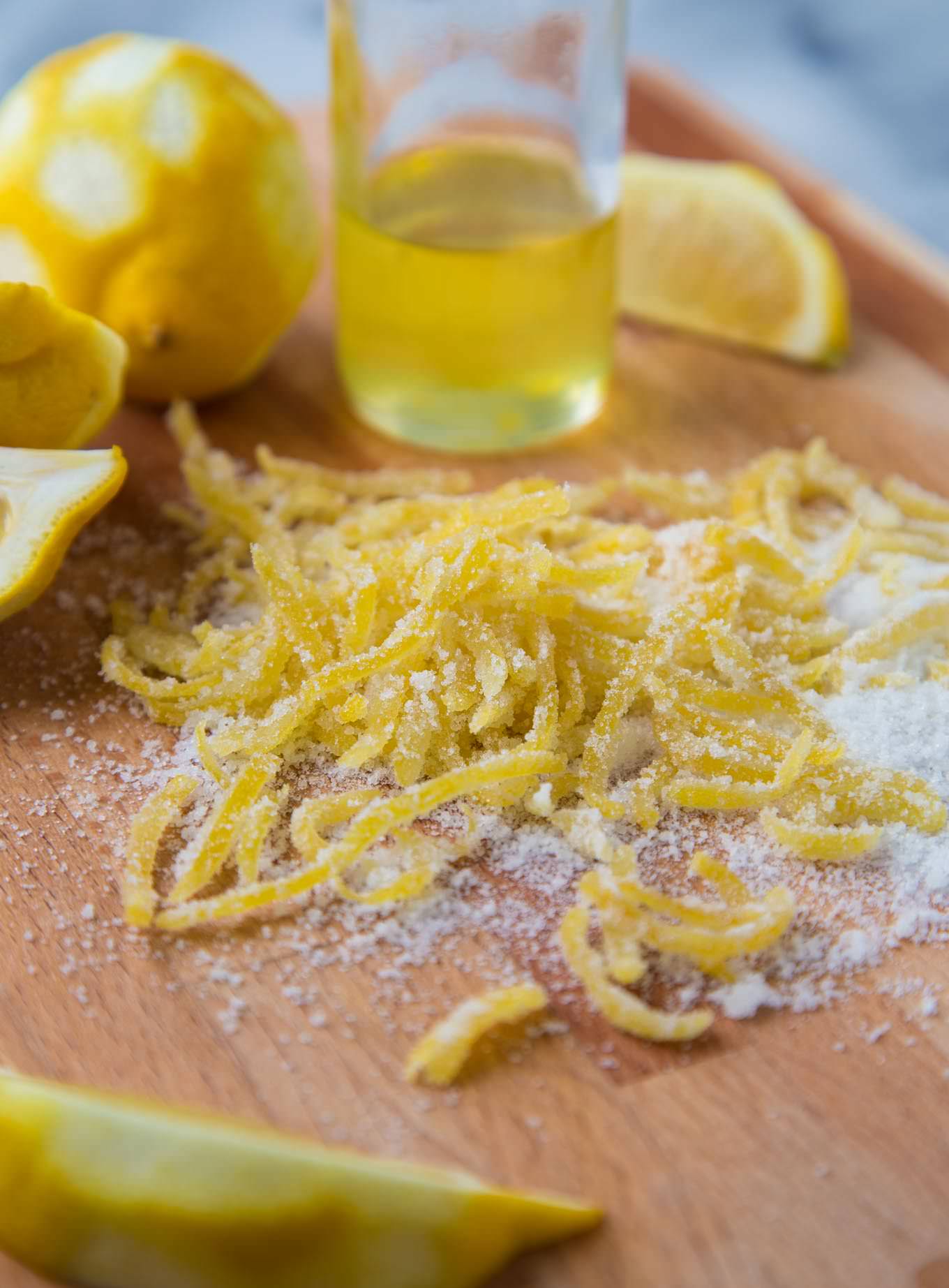 Limoncello Candied Lemon Zest | Southern FATTY