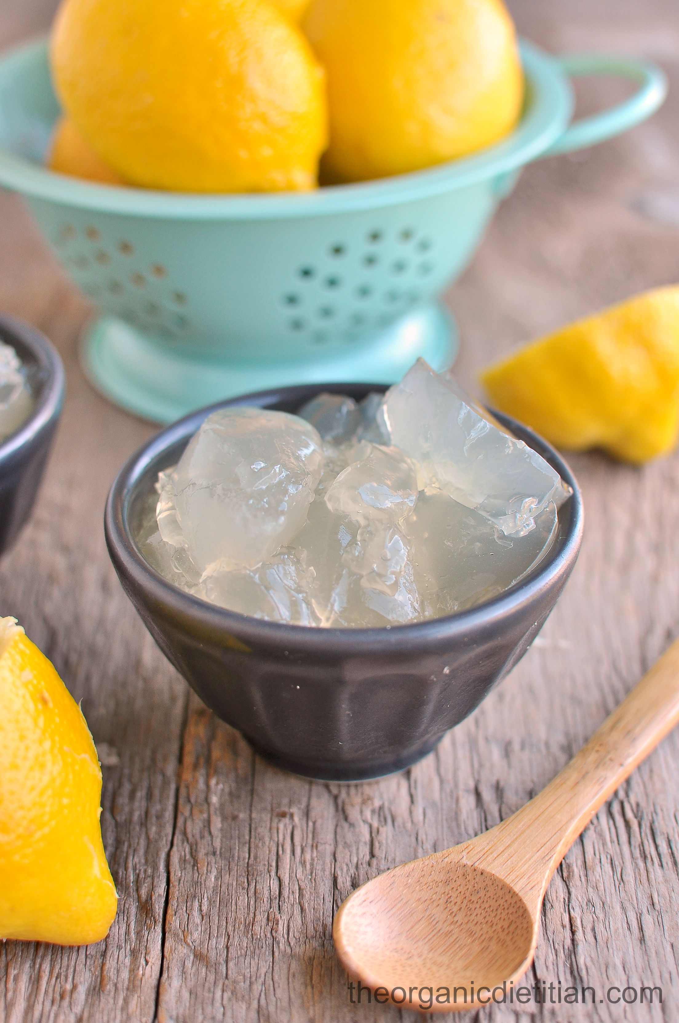 Low Sugar Lemon Gelatin (That is Actually Nourishing) - The Organic ...