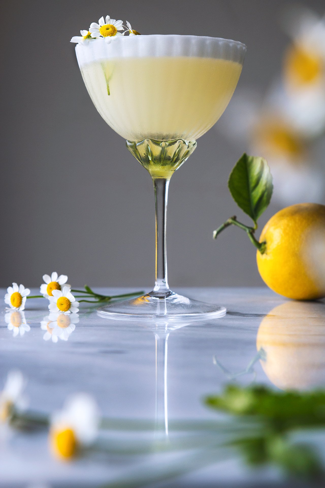 Lemon Chamomile Spring Cocktail – HonestlyYUM