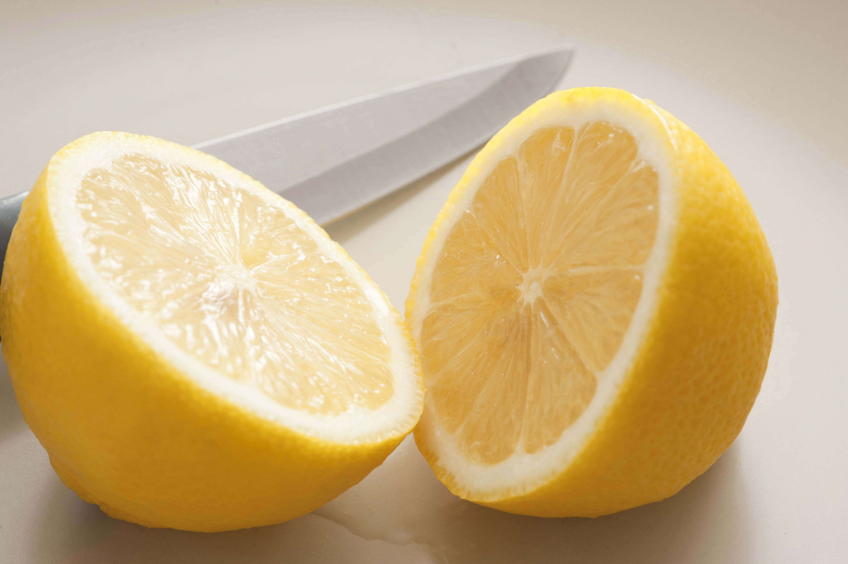Lemon divided in half - Free Stock Image