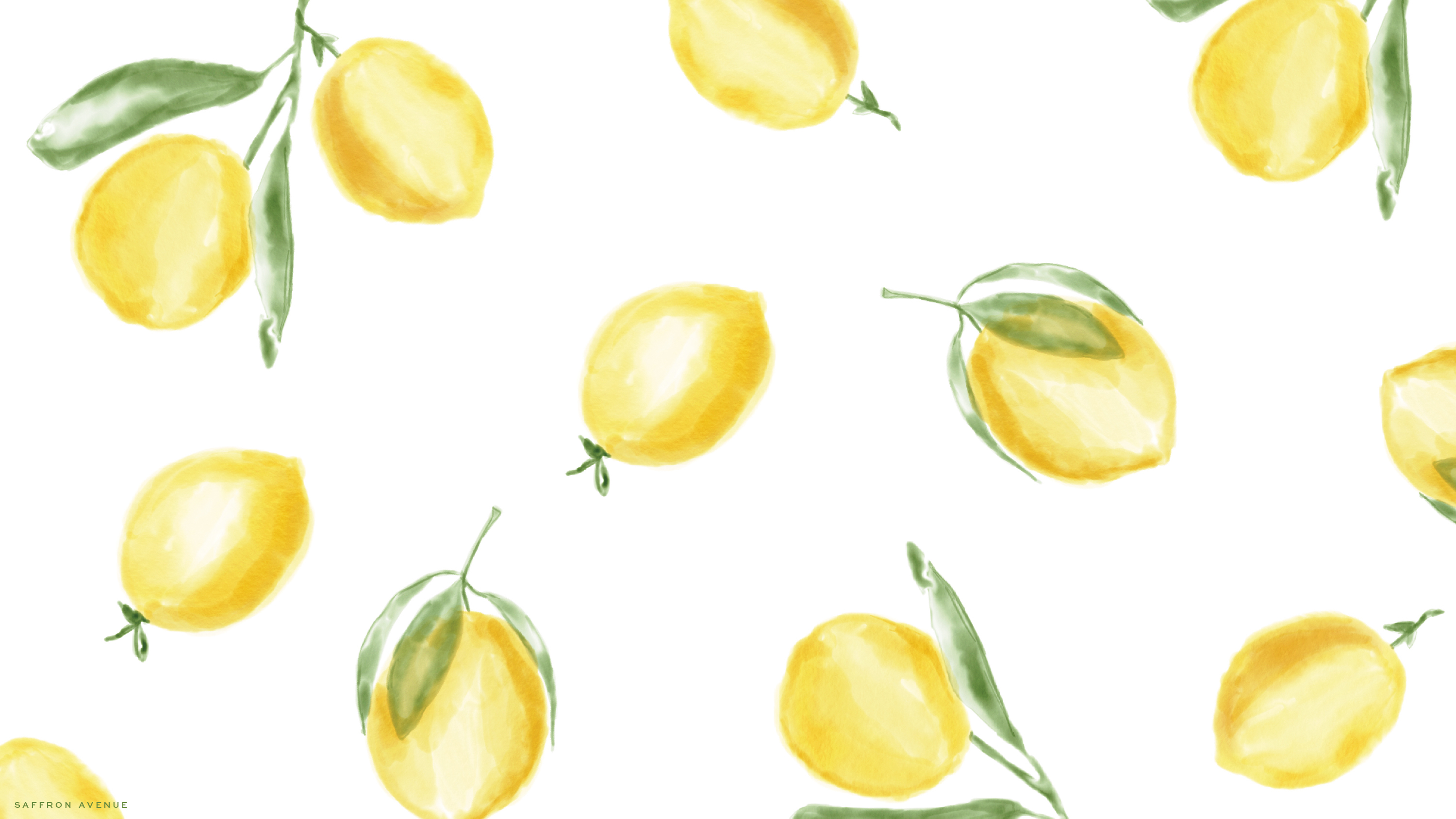 Lemons background. 