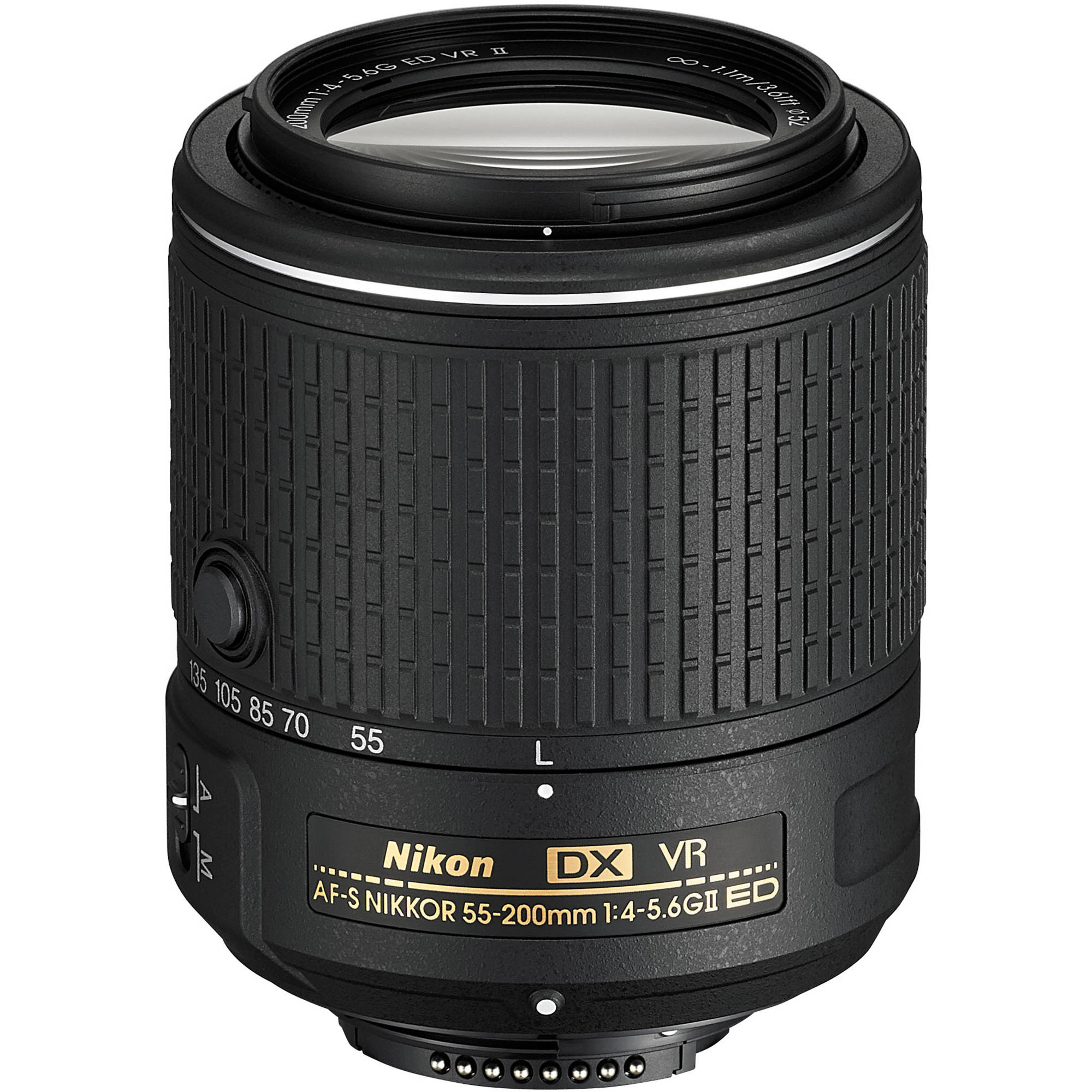 Nikon AF-S DX NIKKOR 55-200mm f/4-5.6G ED VR II Lens 20050 B&H