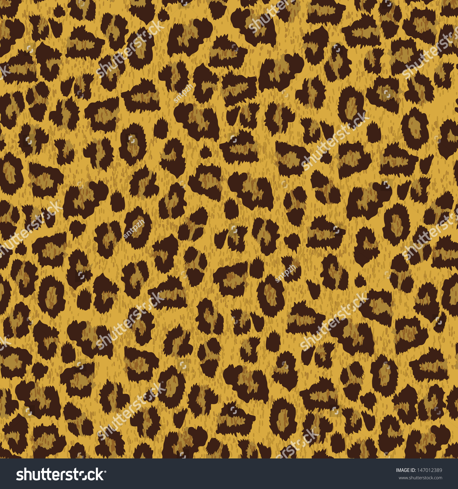 Leopard Skin Texture Stock Vector 147012389 - Shutterstock