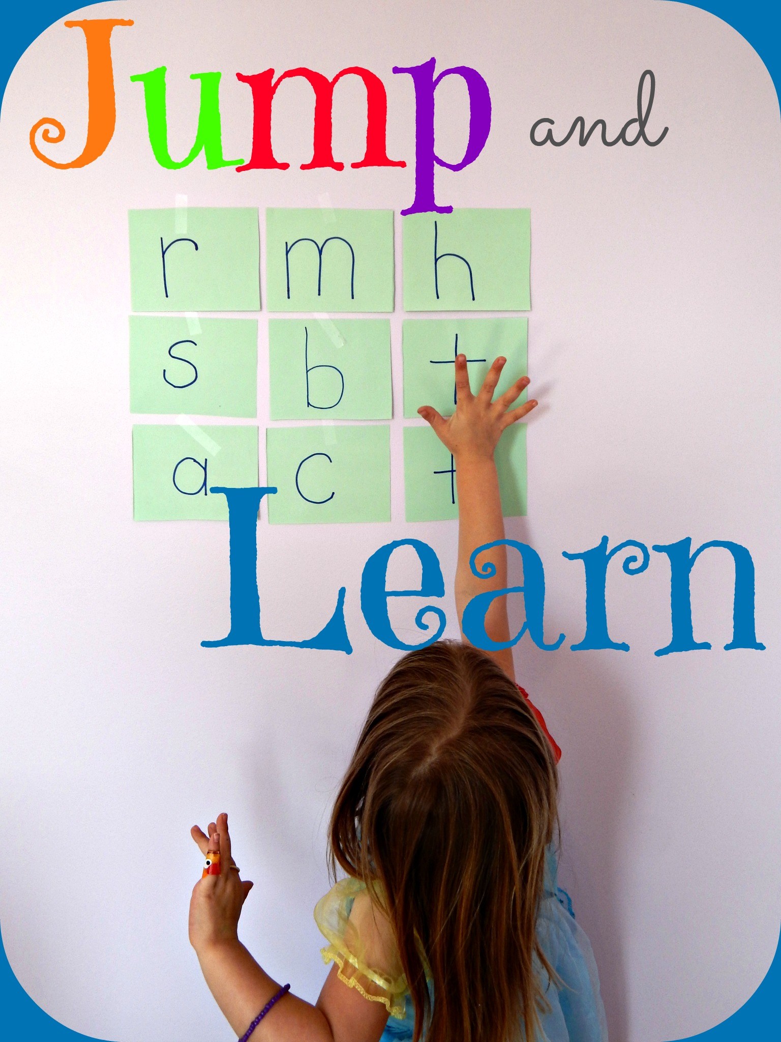 Jump and Learn | Spelling words, Learning activities and Activities