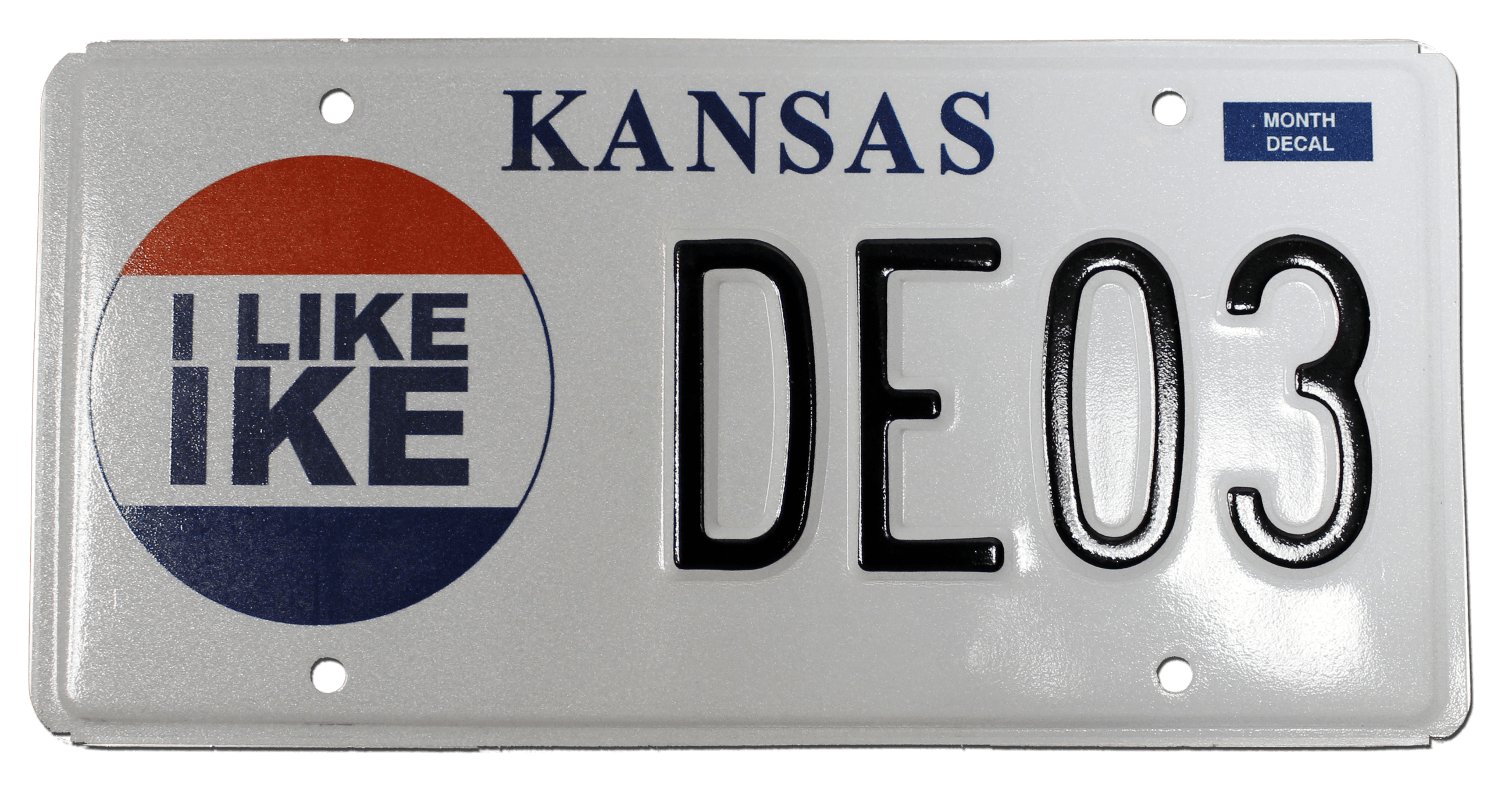 License Plate | Eisenhower Foundation, KS