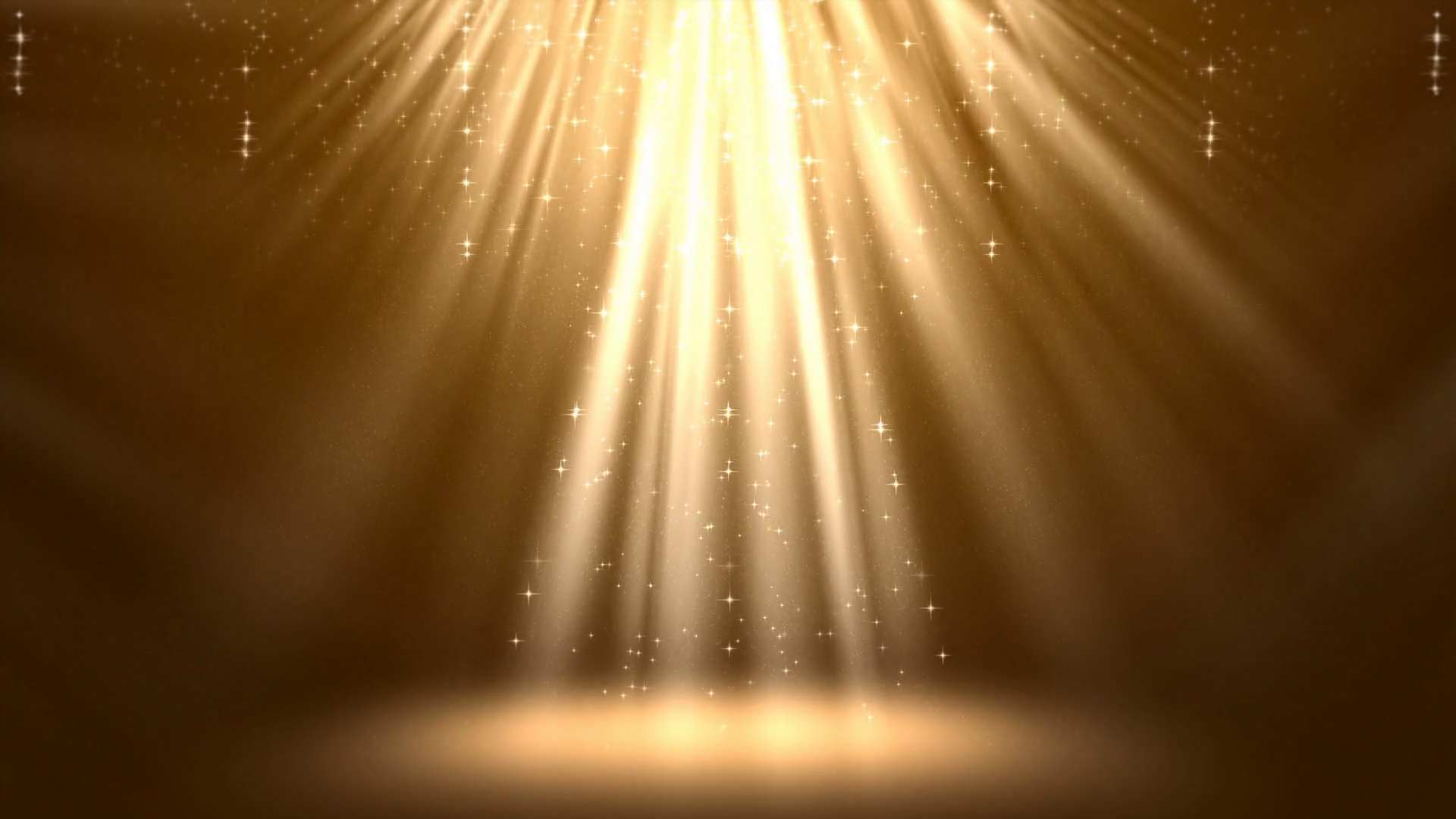 Magic Gold Light Rays with Particles Animation Background. Motion ...
