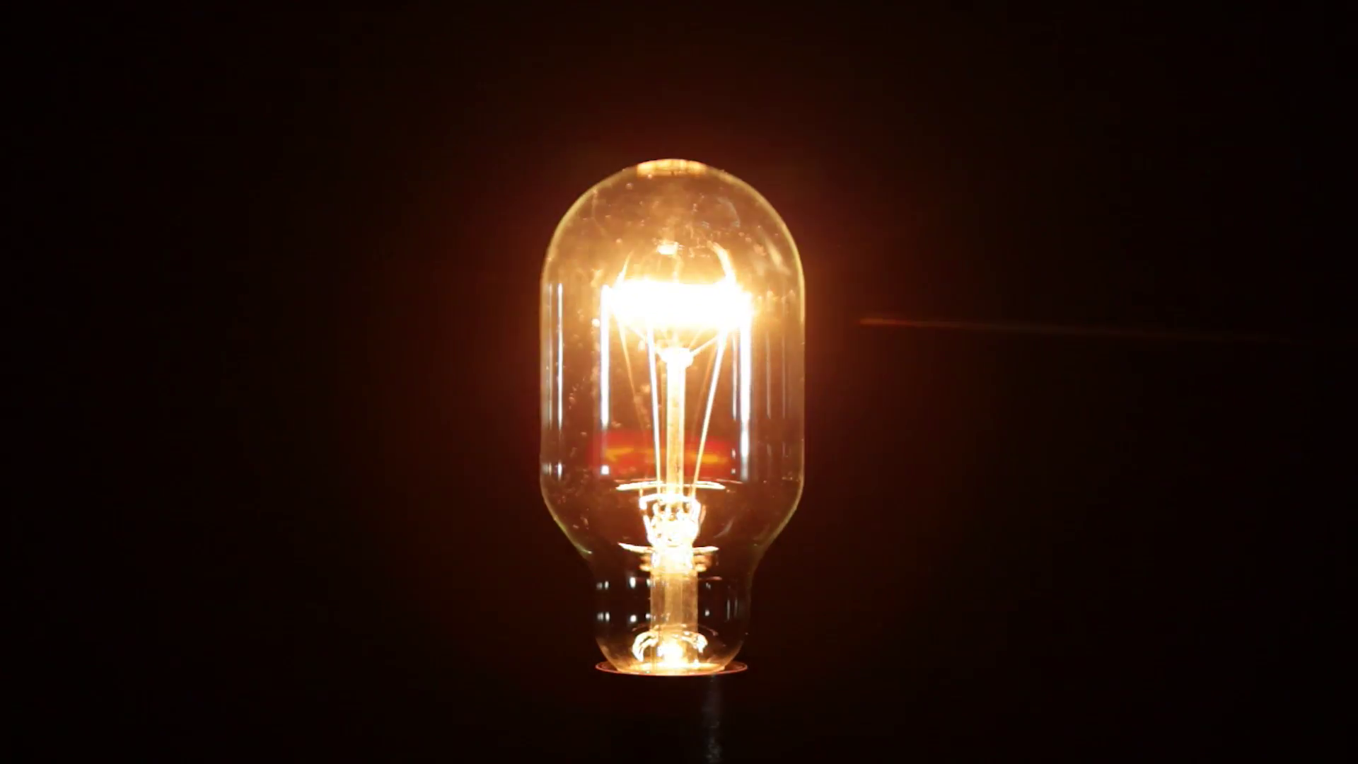 New Idea: Light bulb closeup with moderate bright turns on/off fast ...