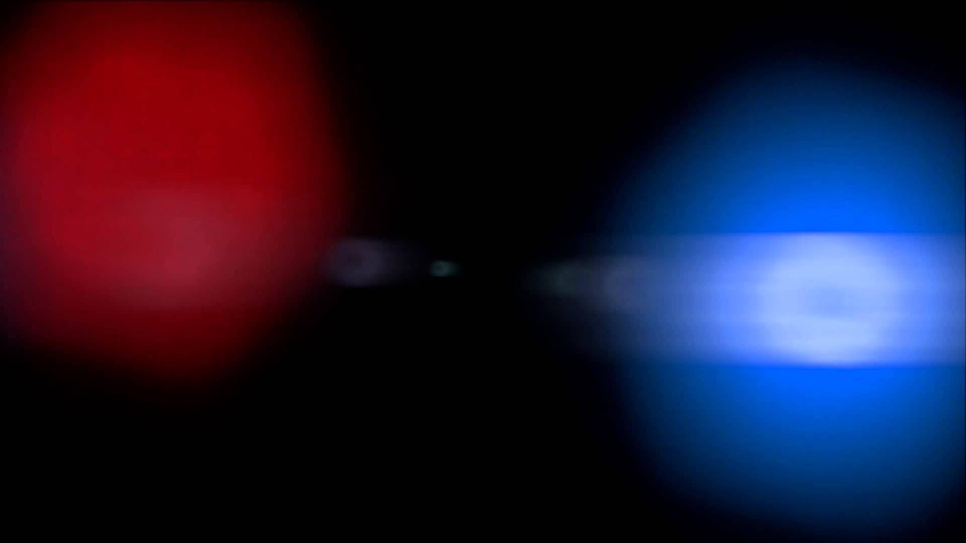 Flashing Police Lights Effect Overlay - Black Background - YouTube