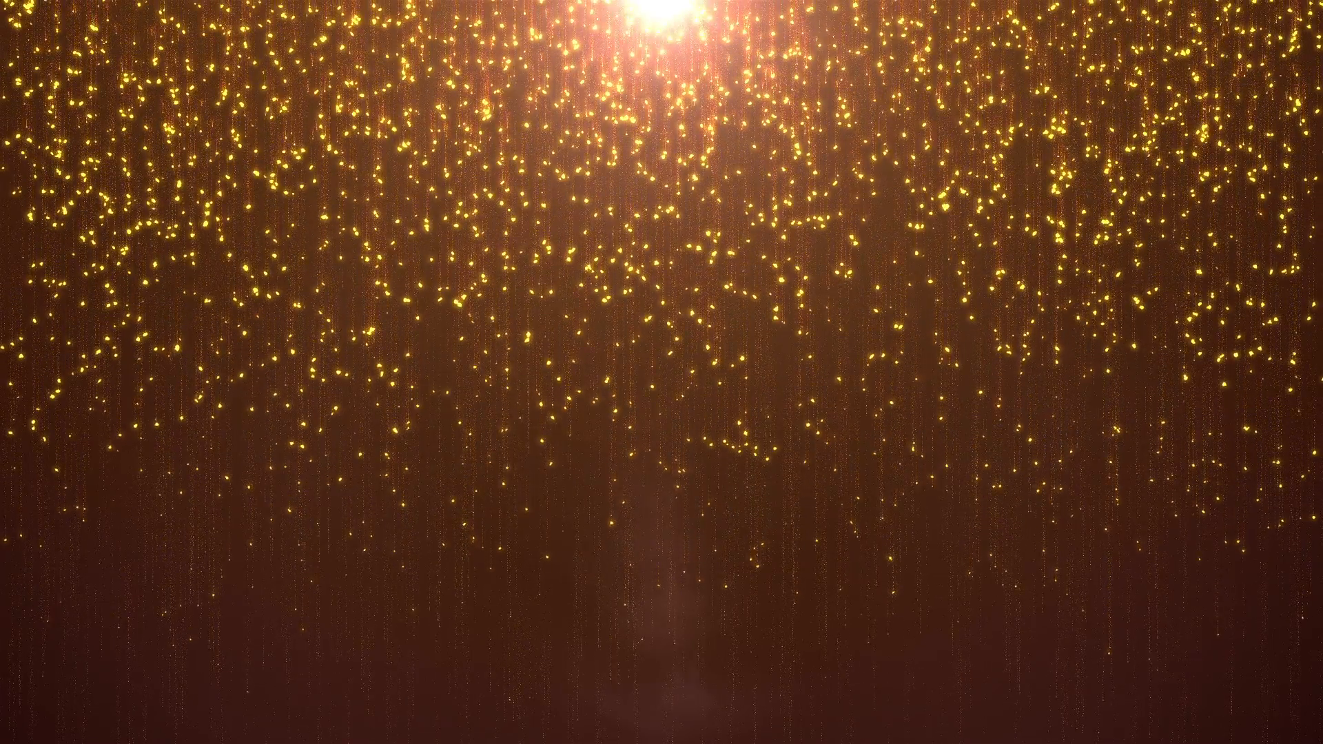 Magic gold particles. Beautiful background with light effect ...