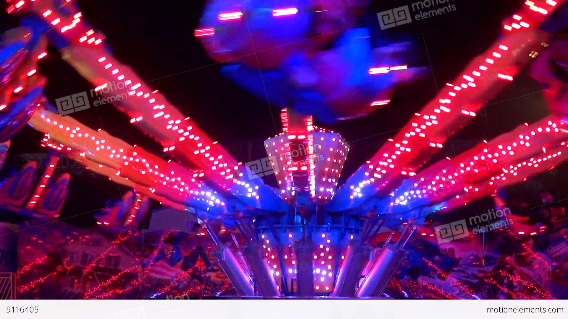 Carousel Light Effects Stock video footage | 9116405