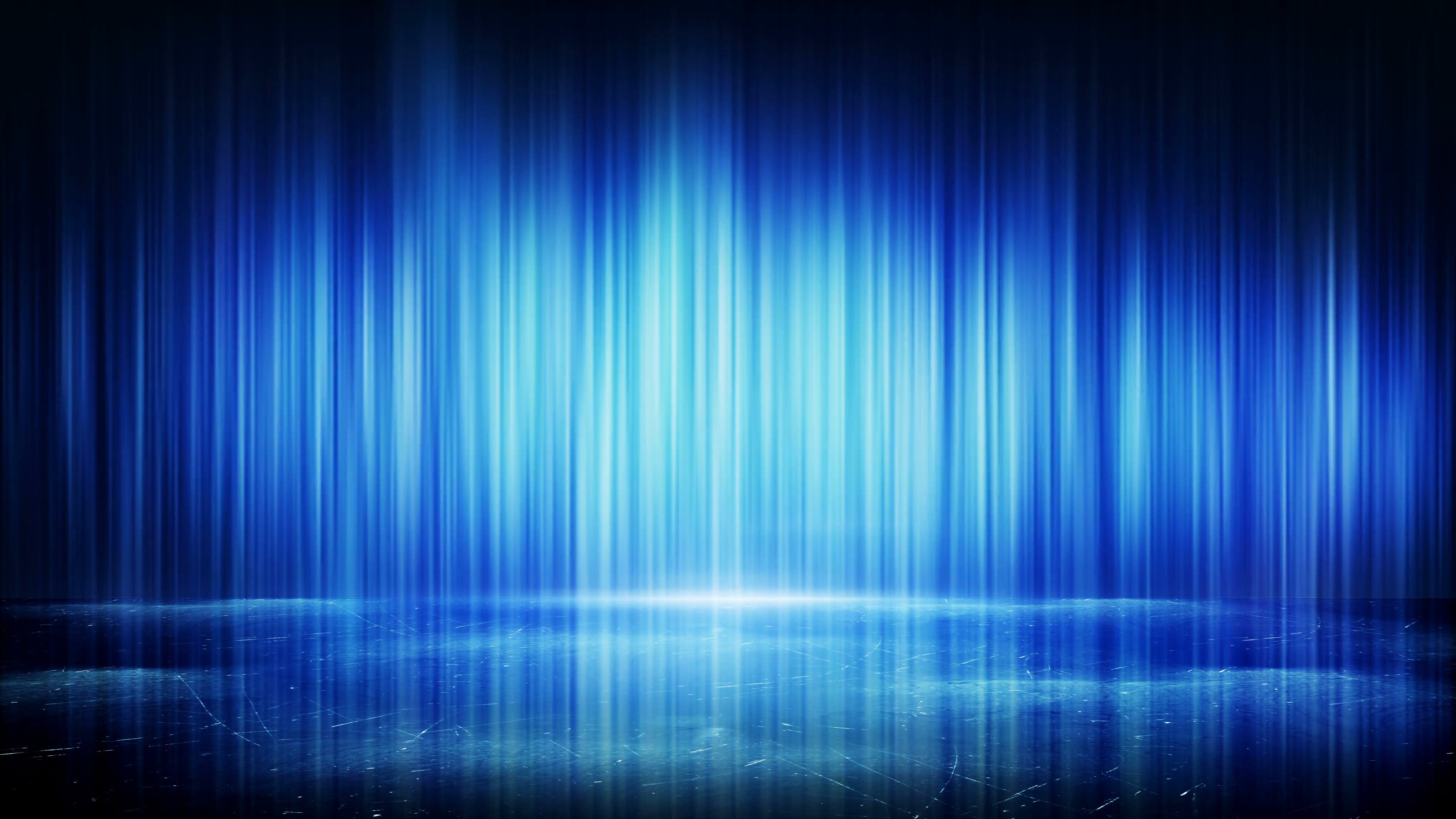 blue light lines and reflection loop background 4k (4096x2304 ...