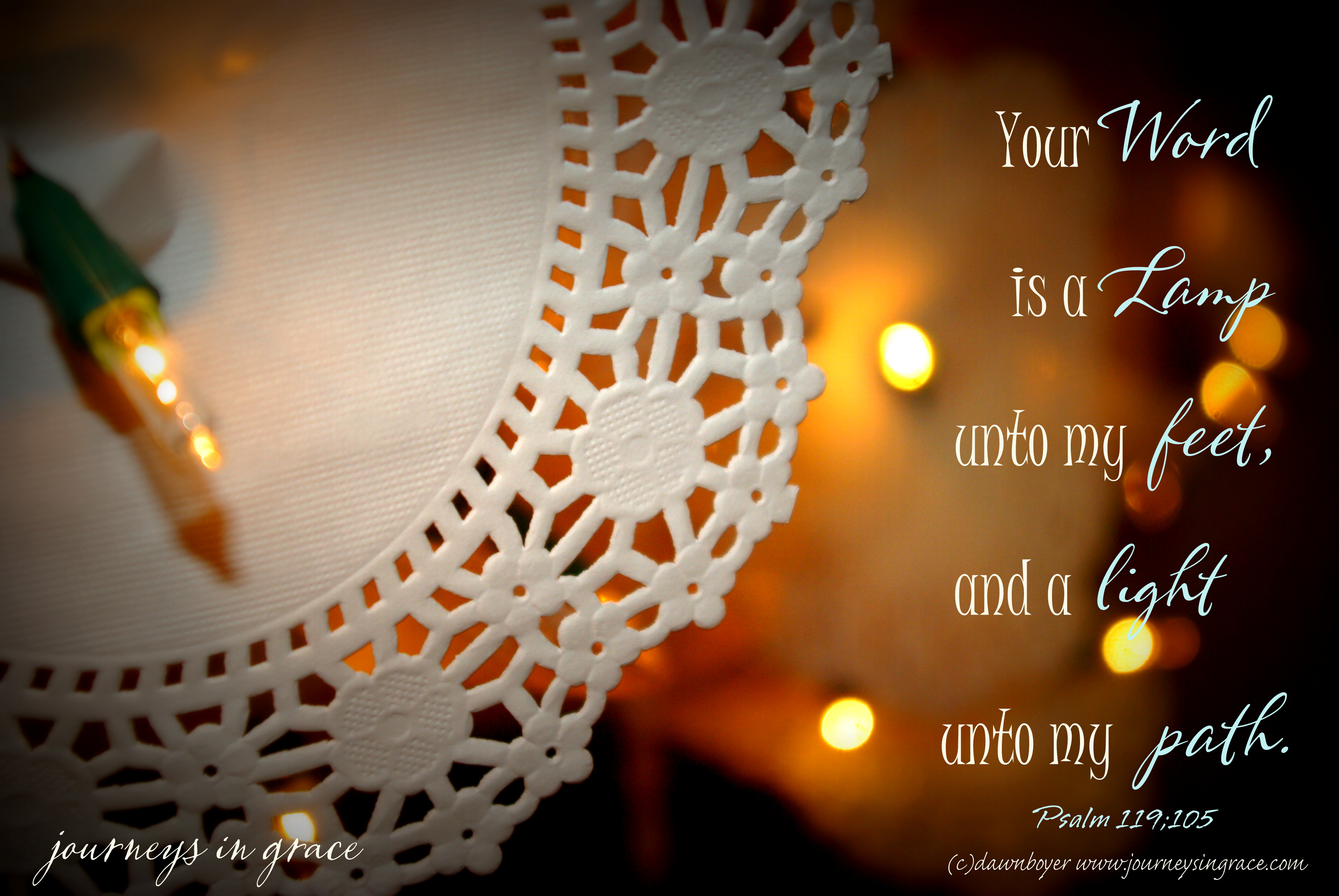 Your Word is a Lamp that Lights My Path - Journeys in Grace