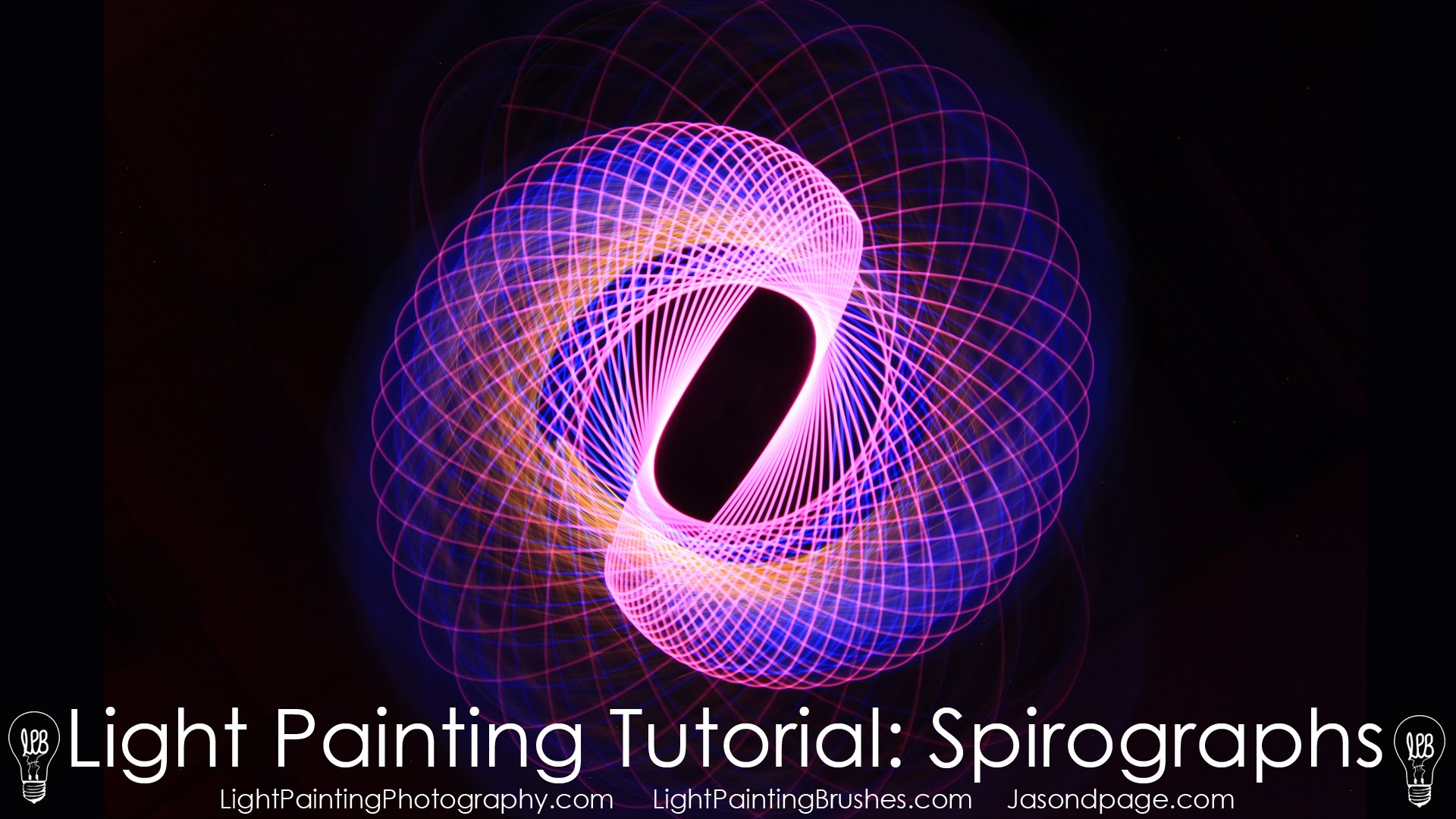 Light Painting Tutorial, Spirographs - YouTube