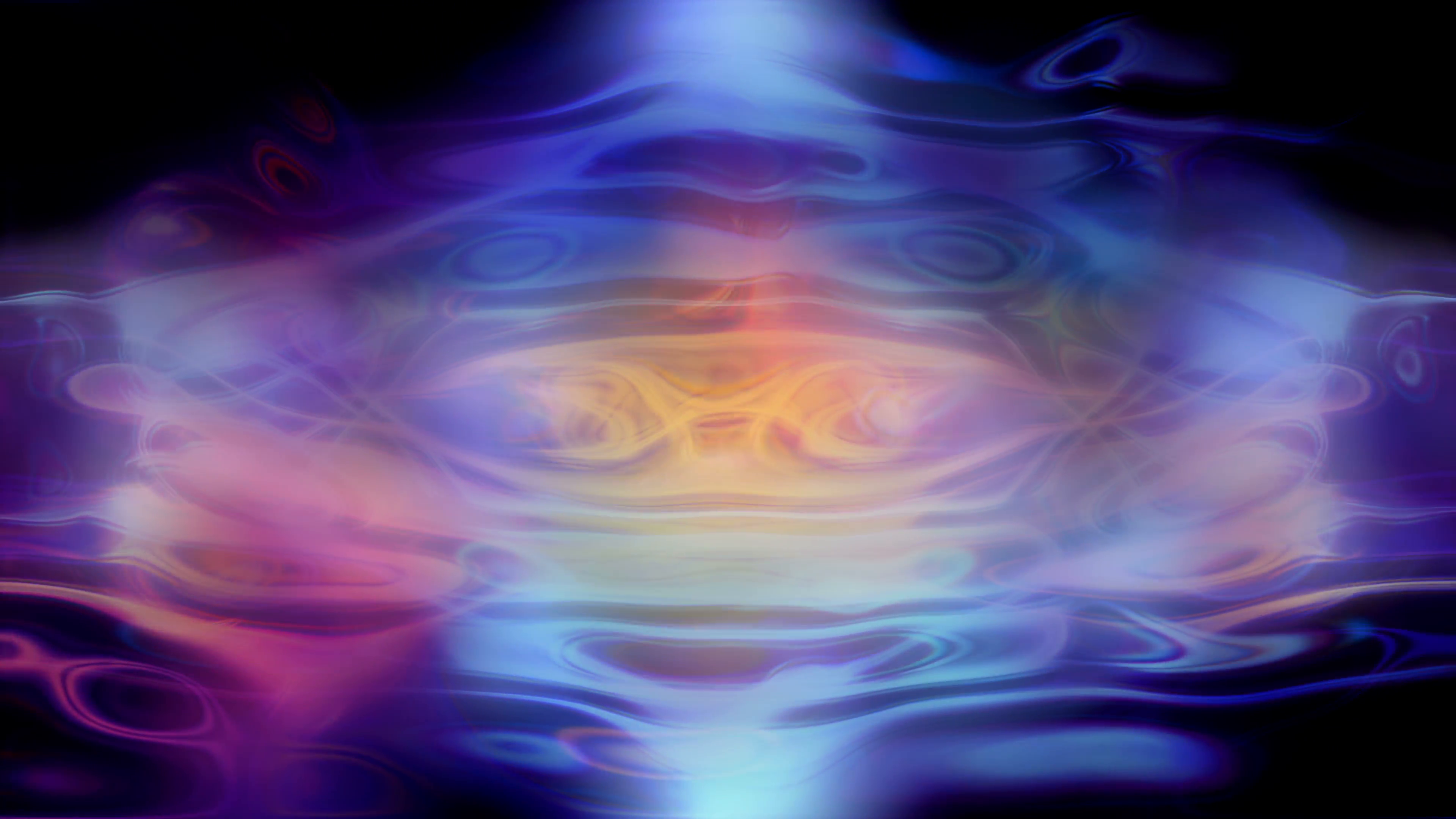 Video Background 2226: Abstract fluid light patterns glow, ripple ...