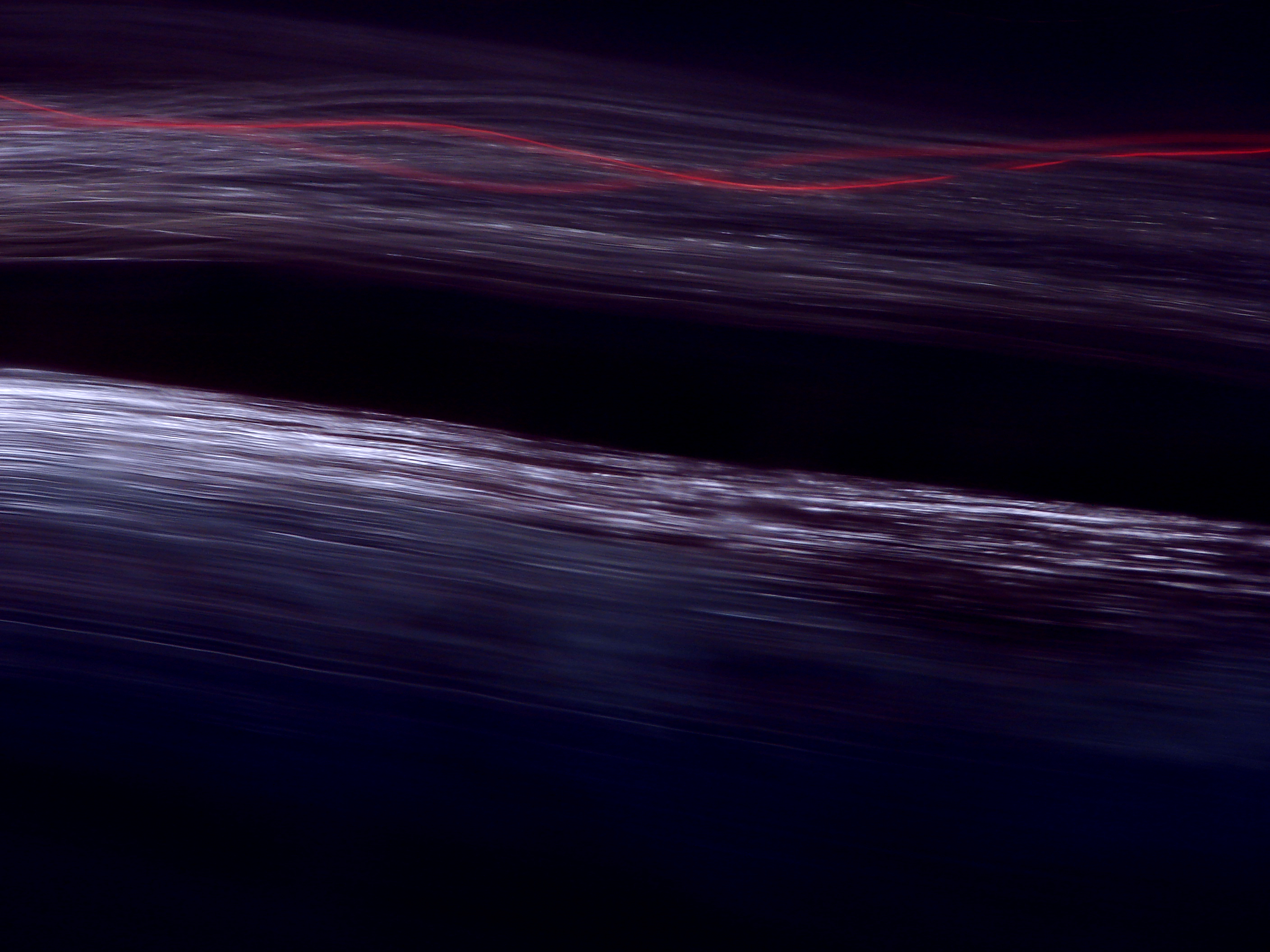 Light streaks in motion photo