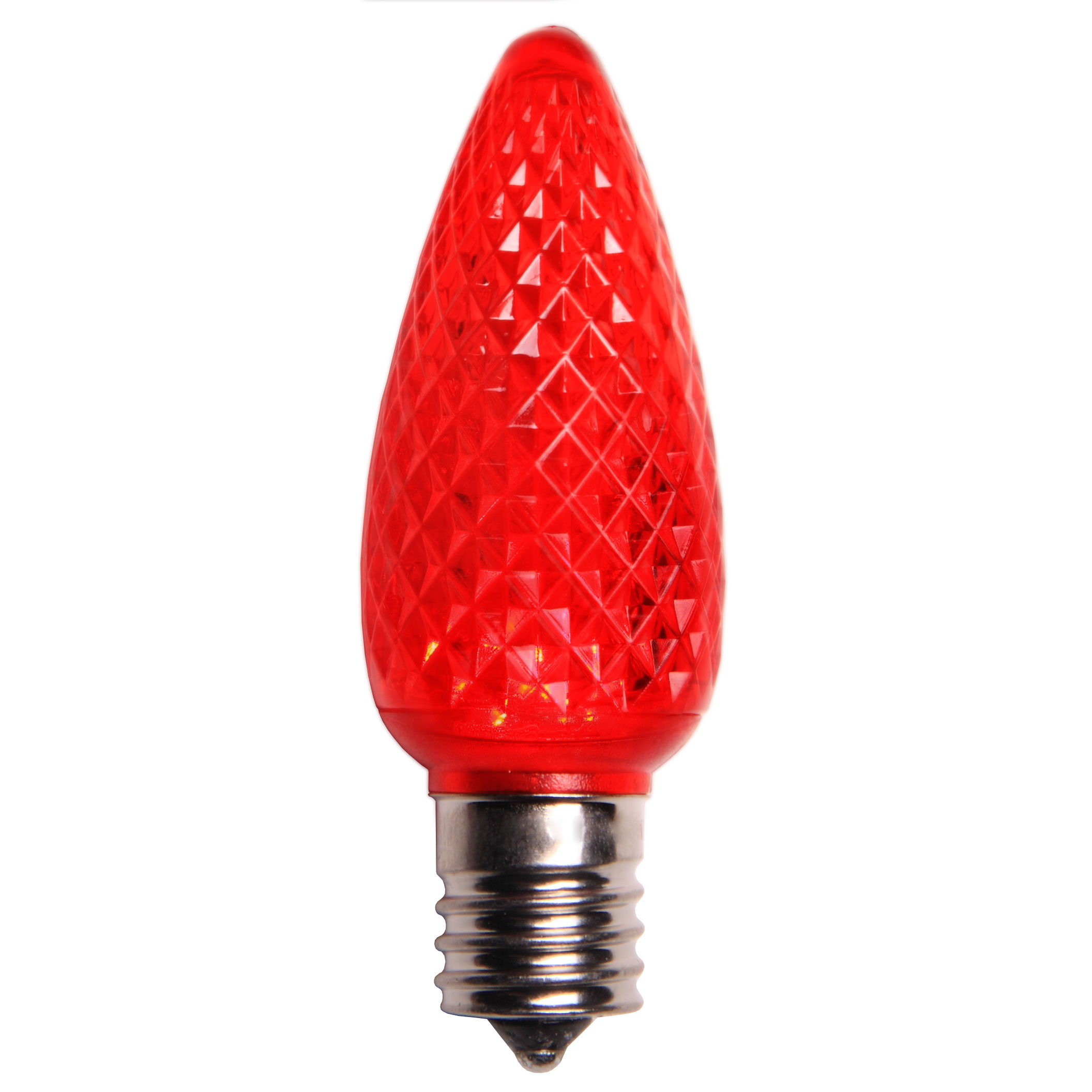 C9 Red LED Christmas Light Bulbs