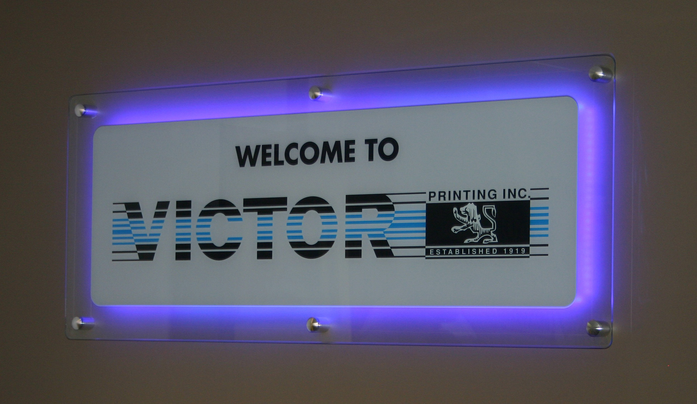 Signage - LED Lighted | Victor Printing