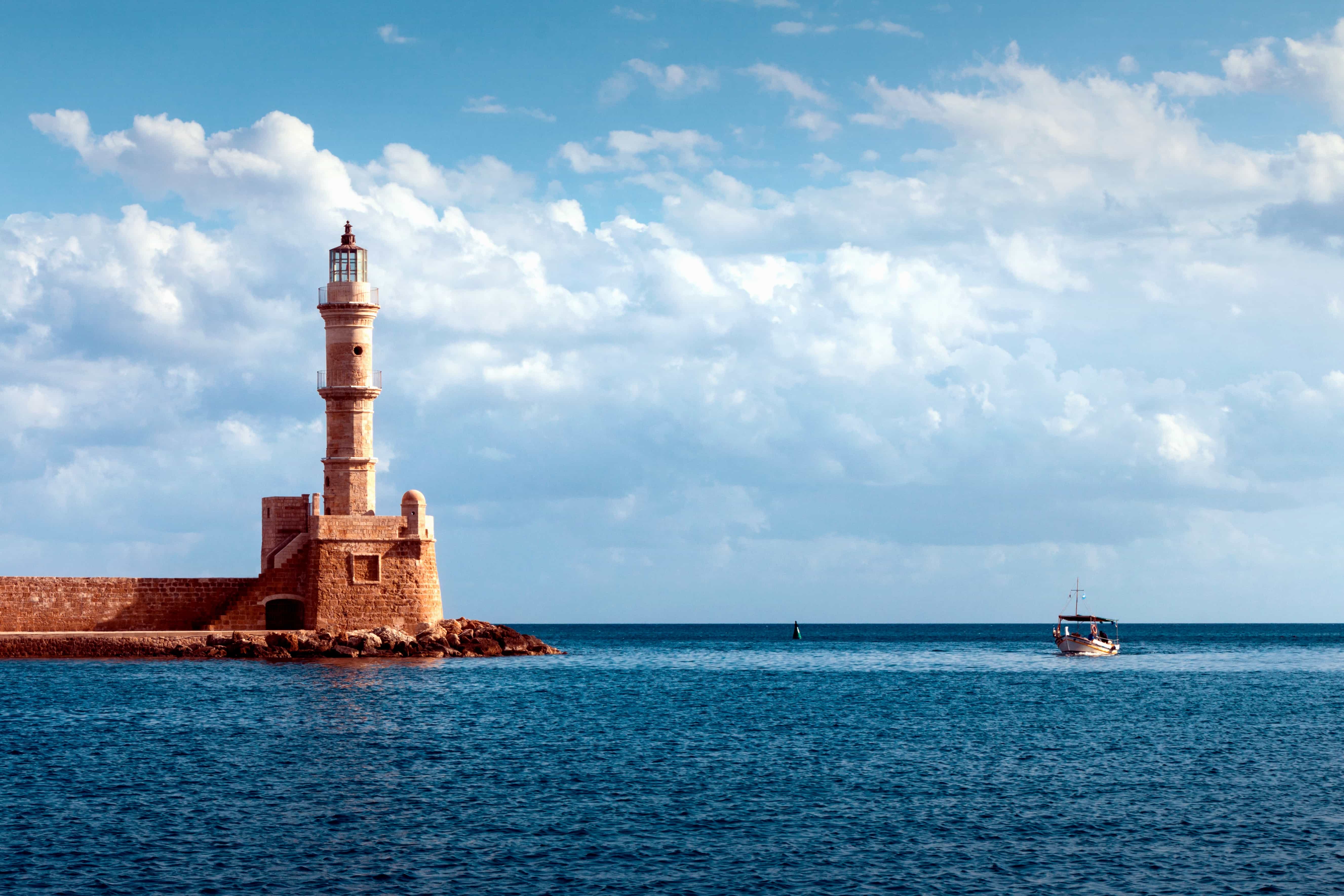 Free picture: horizon, water, seashore, sea, lighthouse, tower ...