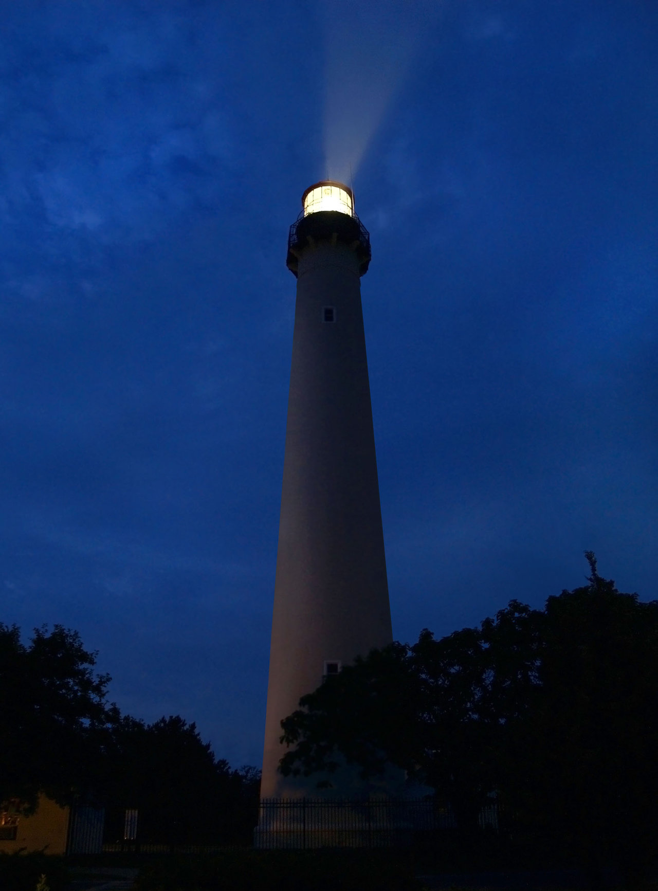 Cape May Lighthouse At Night