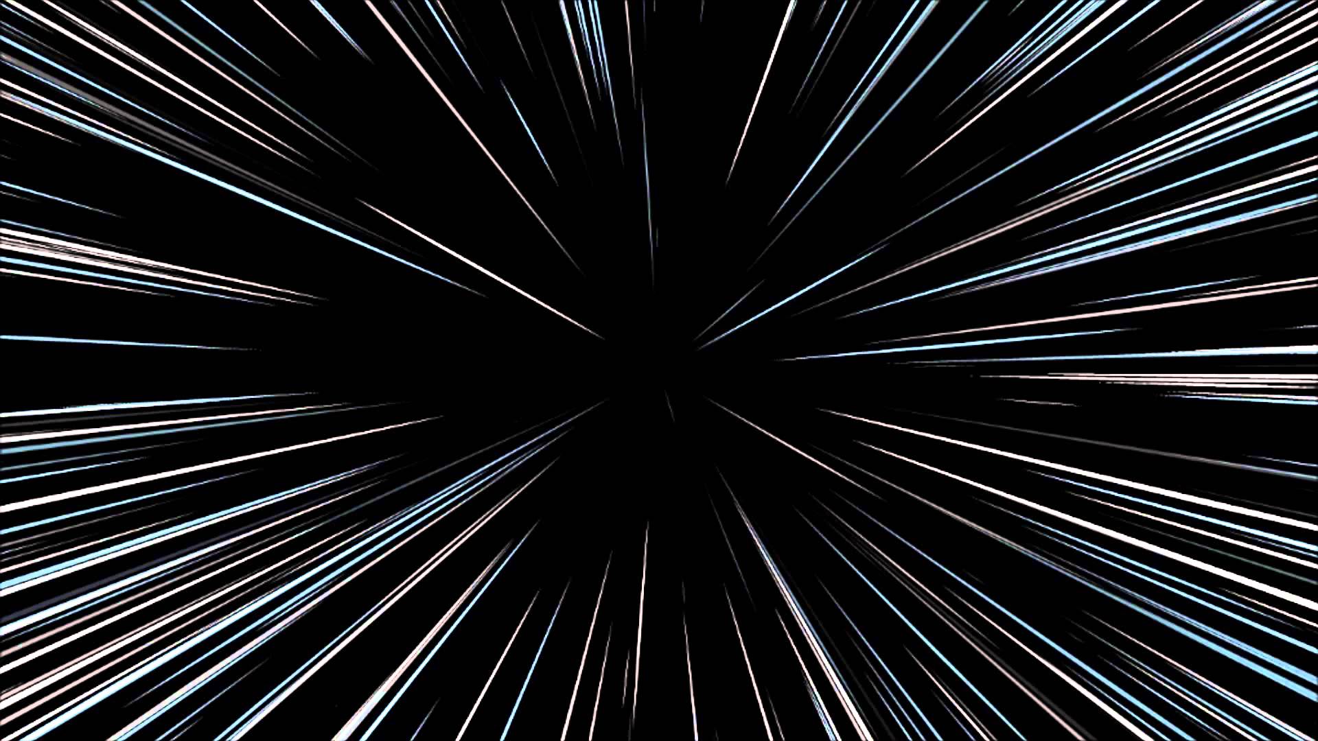 star wars jump to lightspeed in reverse as viewed from rear of ...