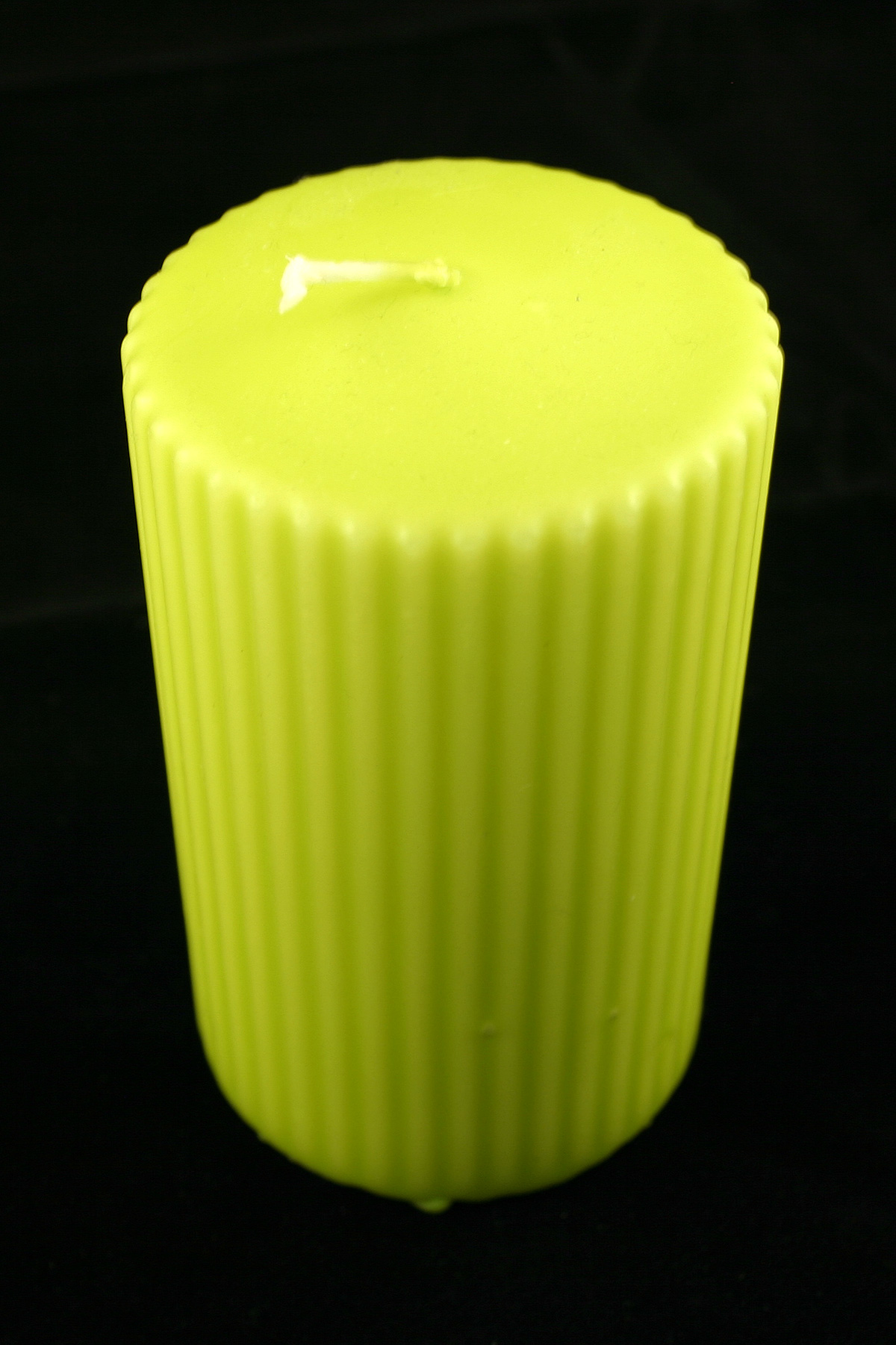 Lime colored candle photo