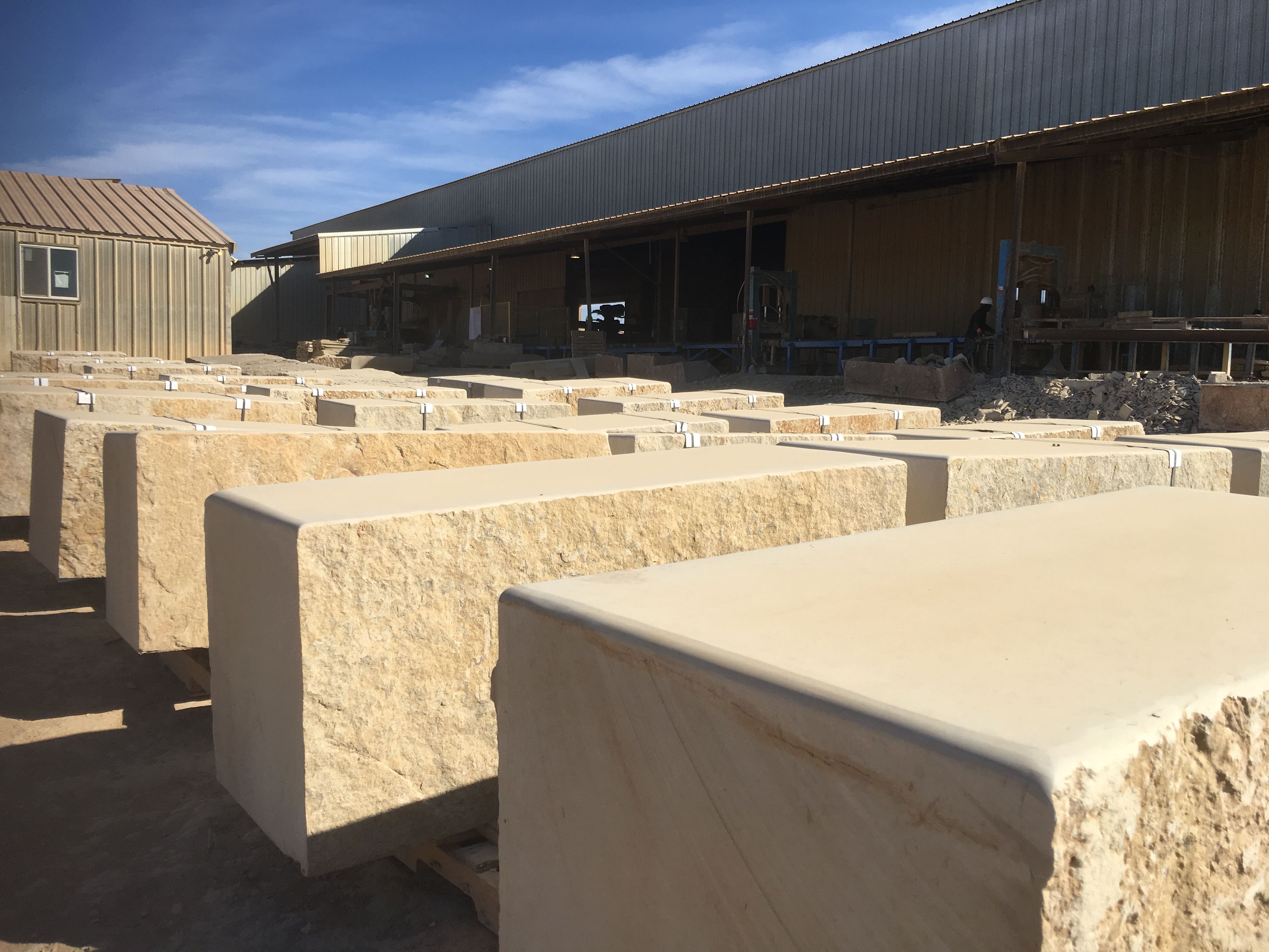 Limestone blocks/benches custom cut from Mezger Stone — Steemit