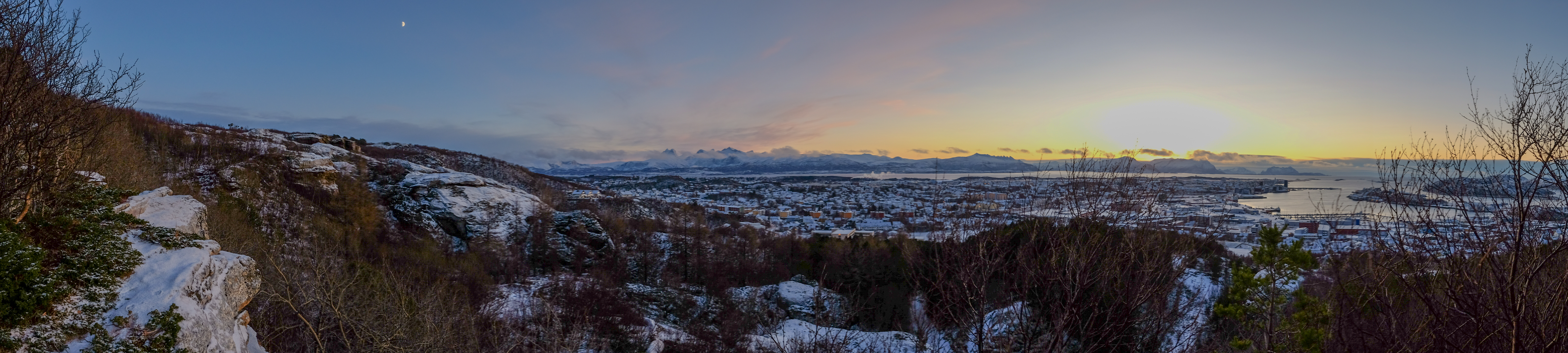 Linken snow view panorama photo