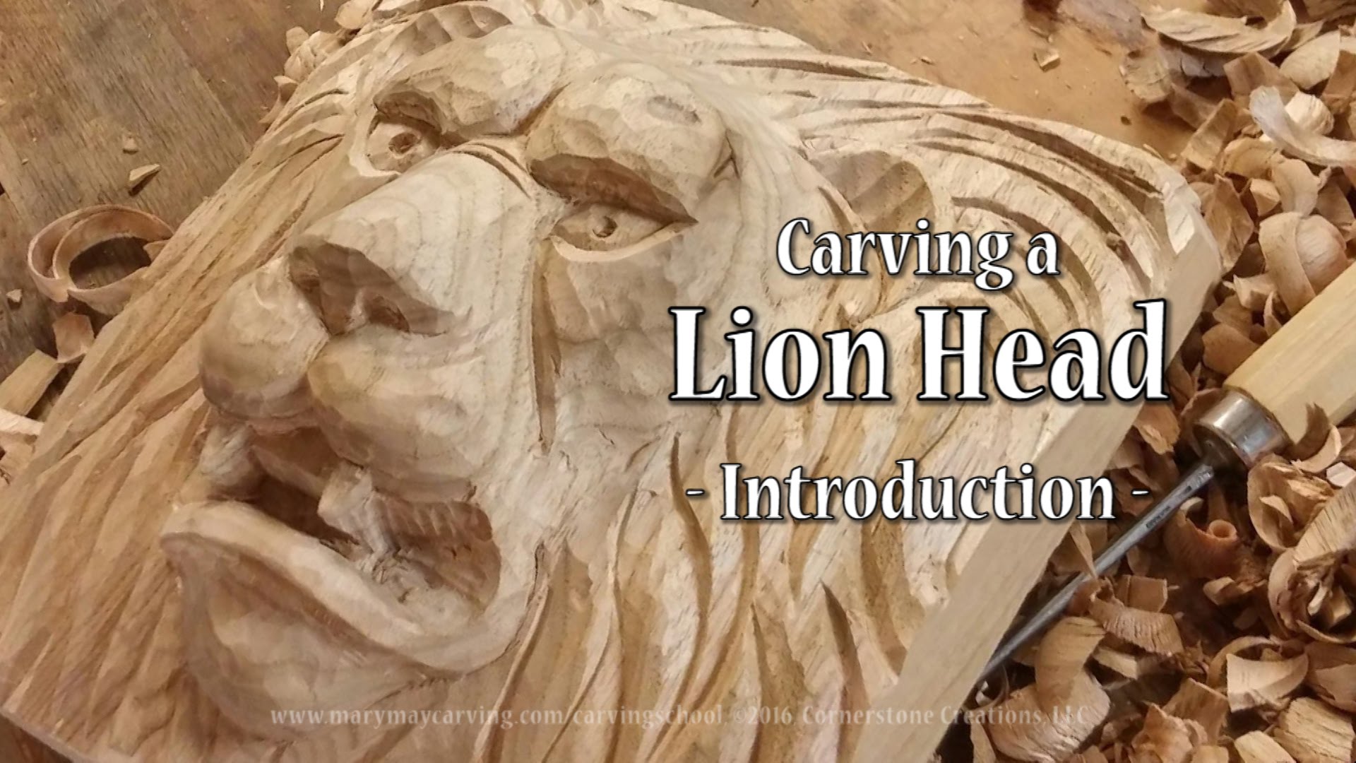 Carving a Lion Head - Introduction - YouTube