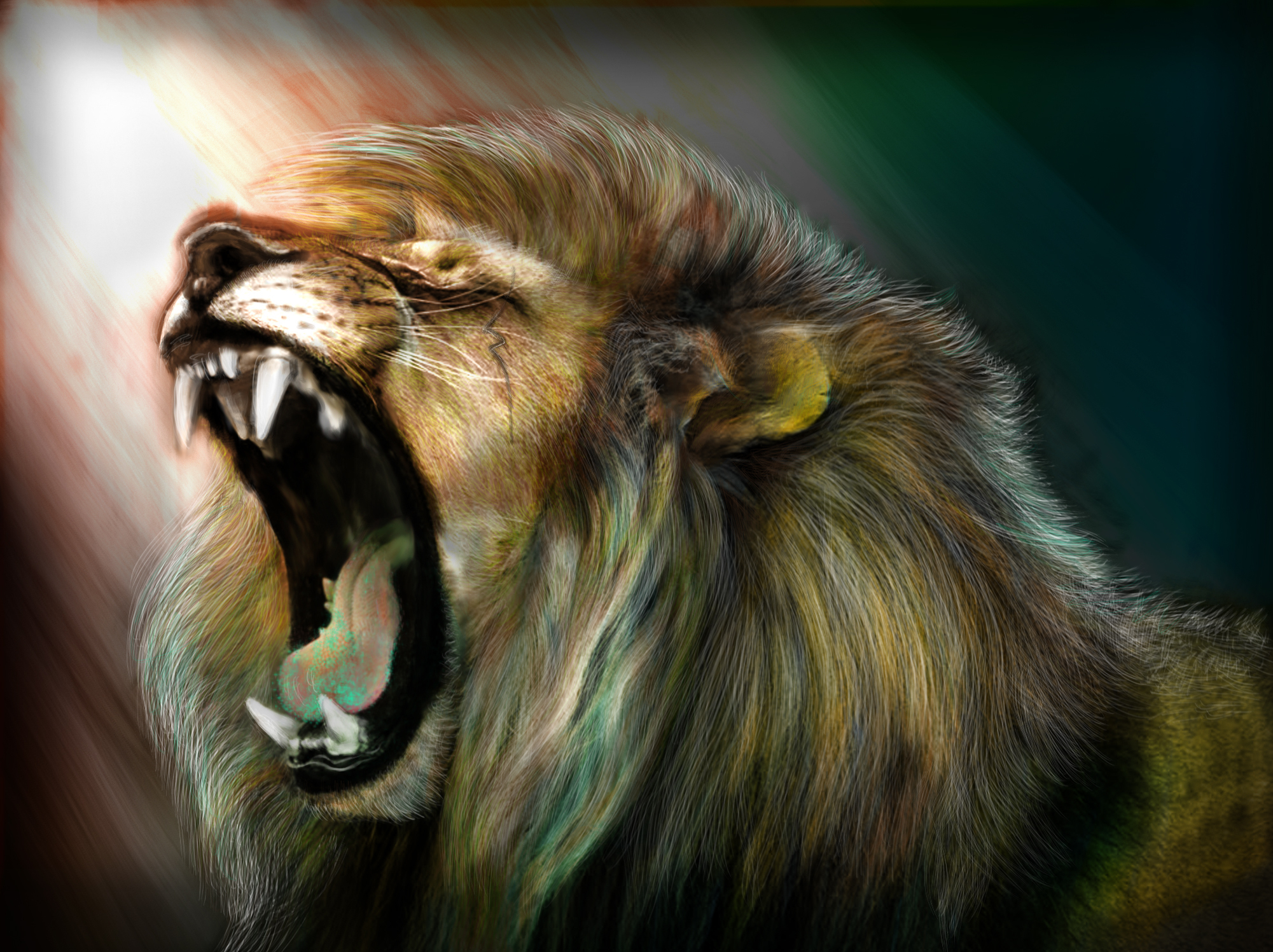 Lion Roar Drawing at GetDrawings.com | Free for personal use Lion ...