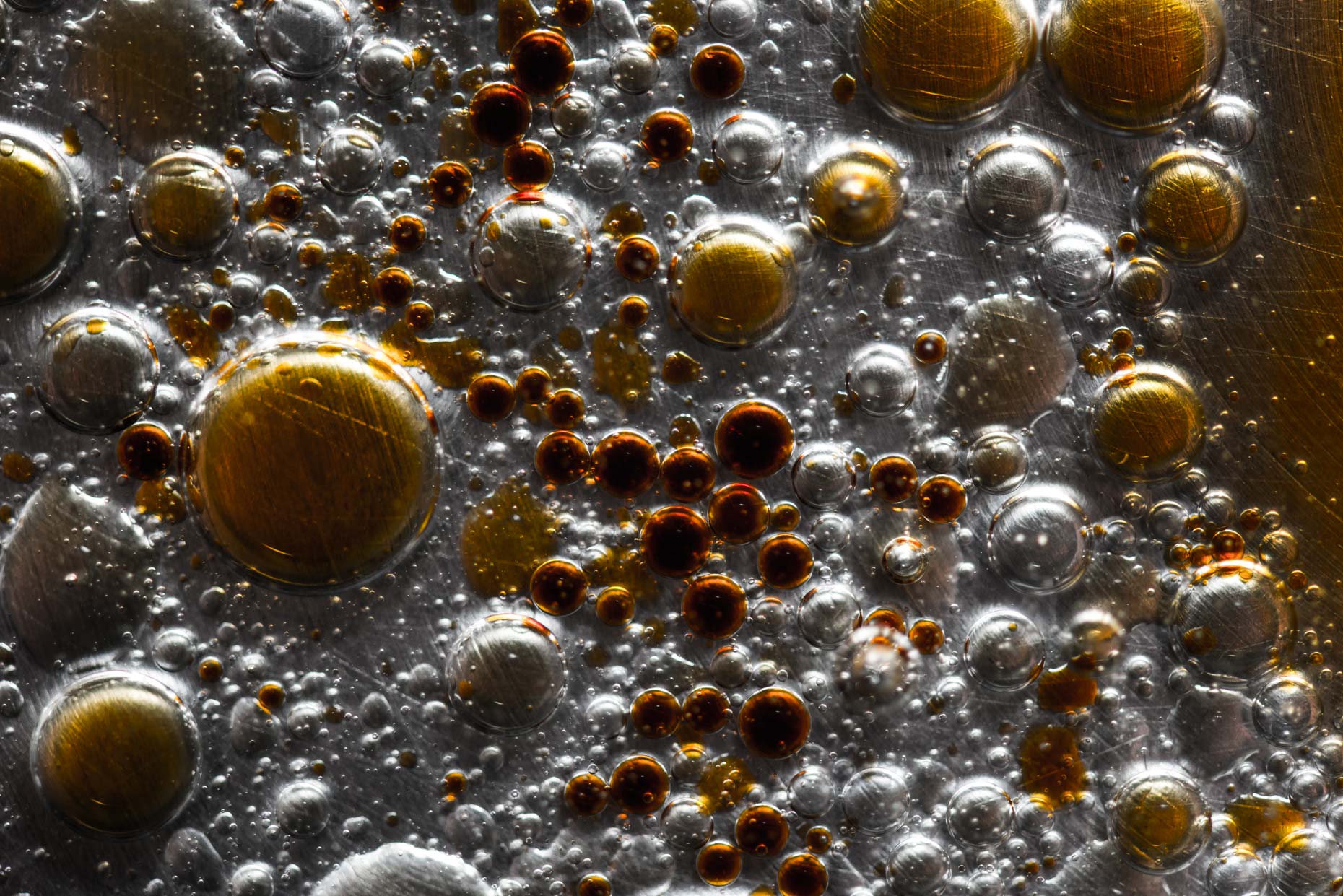 Liquids and bubbles photo