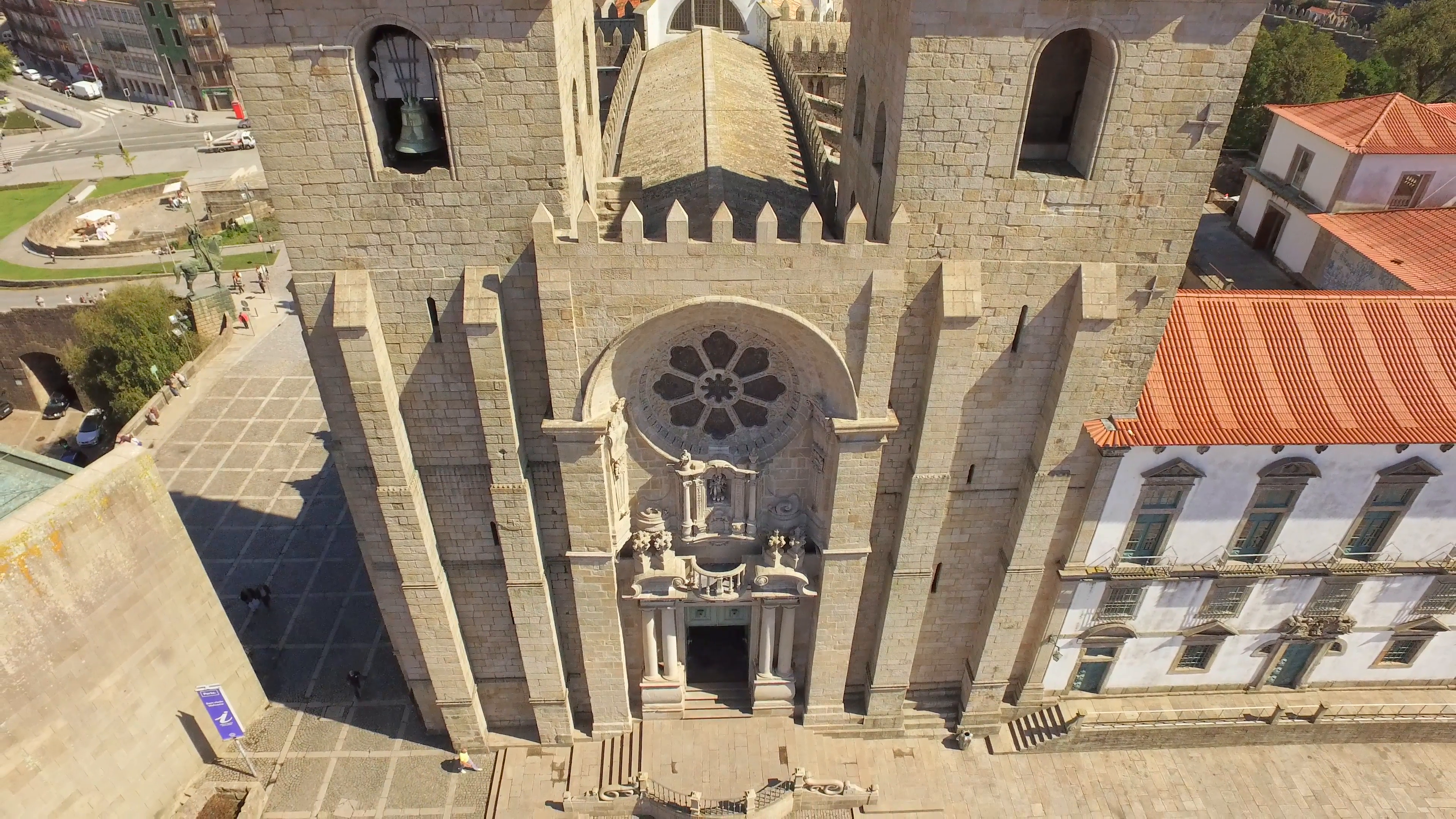 Travel Architecture Porto Cathedral Drone Portugal Lisbon Famous ...