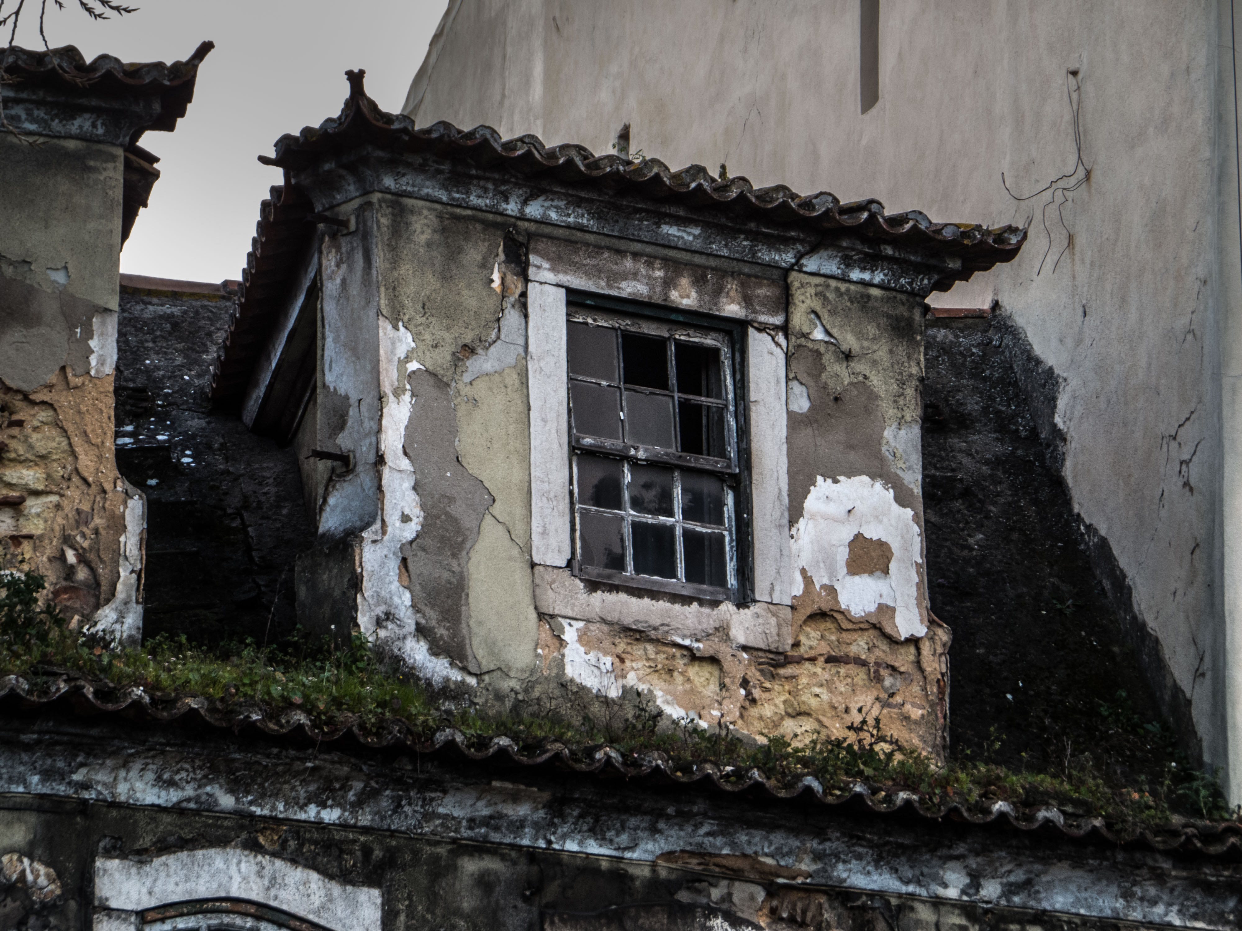 Lisbon architecture - old window photo