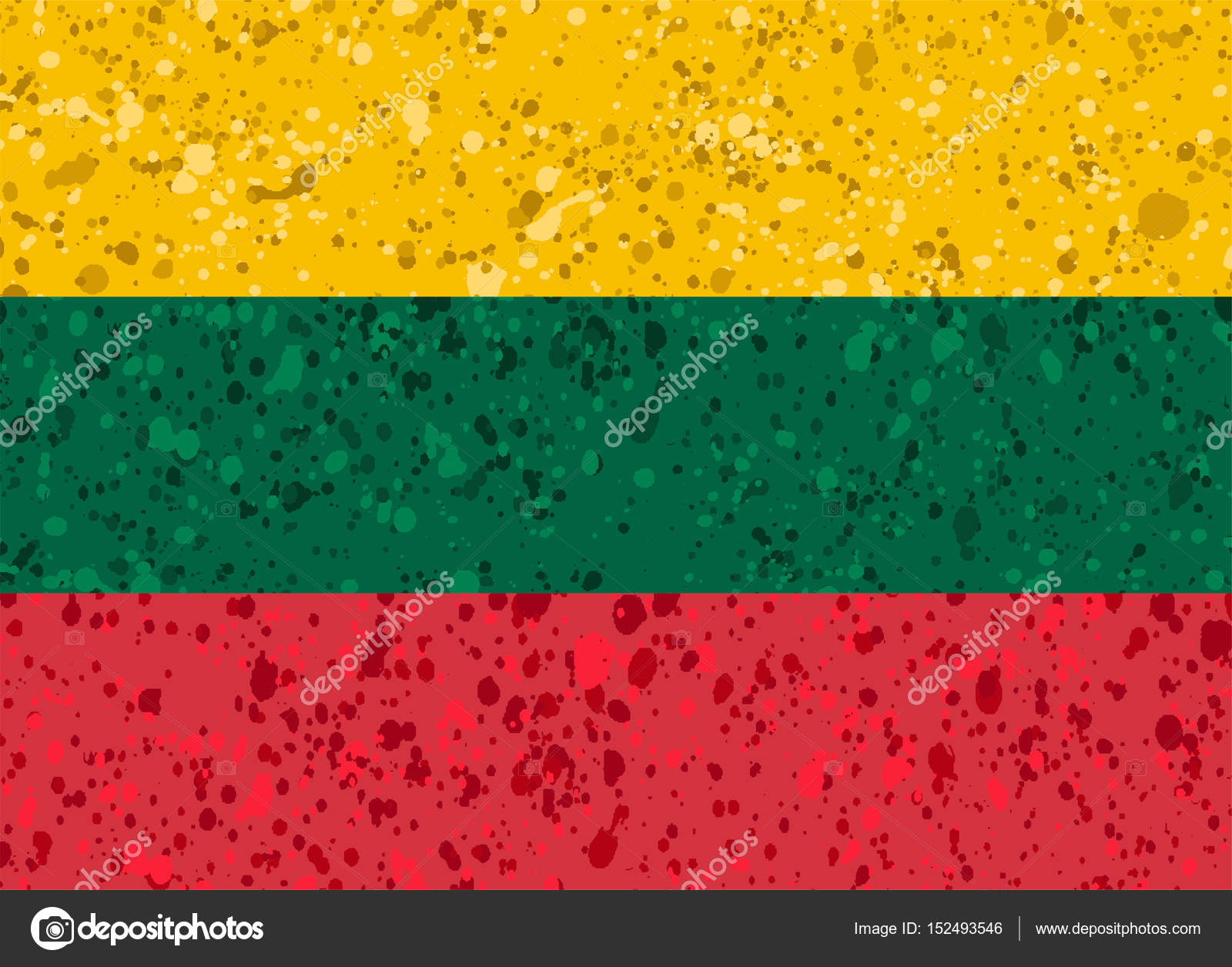 lithuania flag grunge illustration — Stock Vector © noche0 #152493546